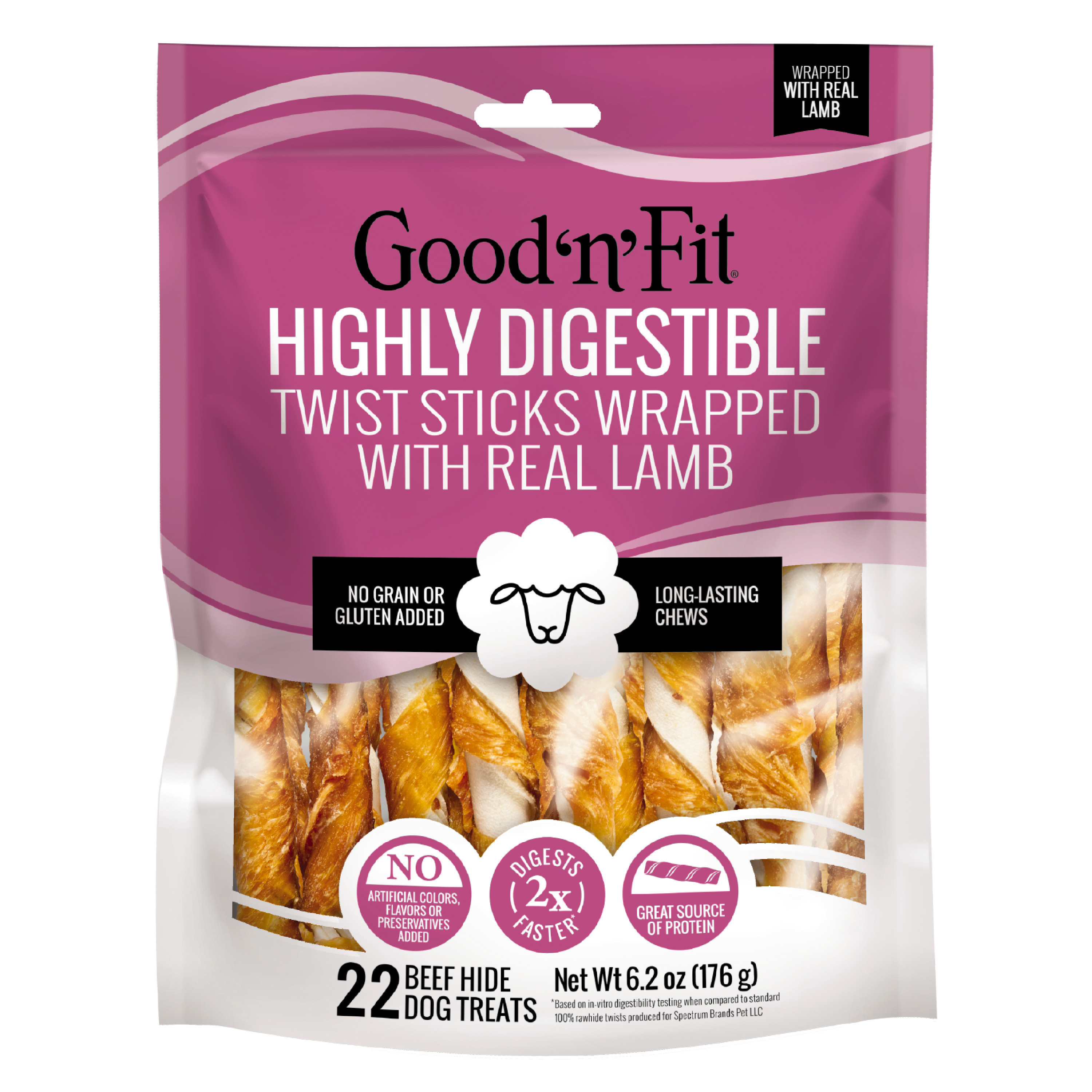 Twist Sticks Wrapped with Real Lamb