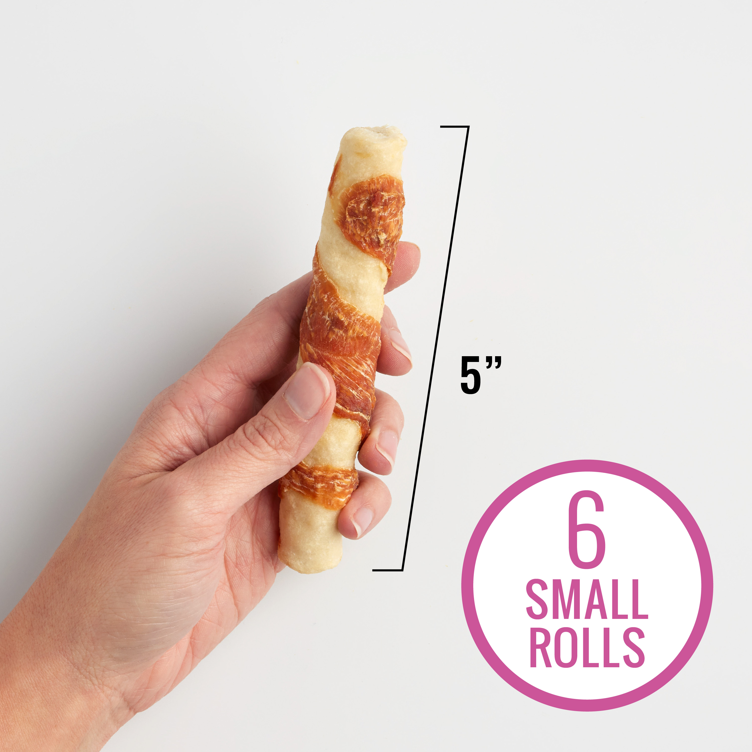 Rolls wrapped with real lamb - small