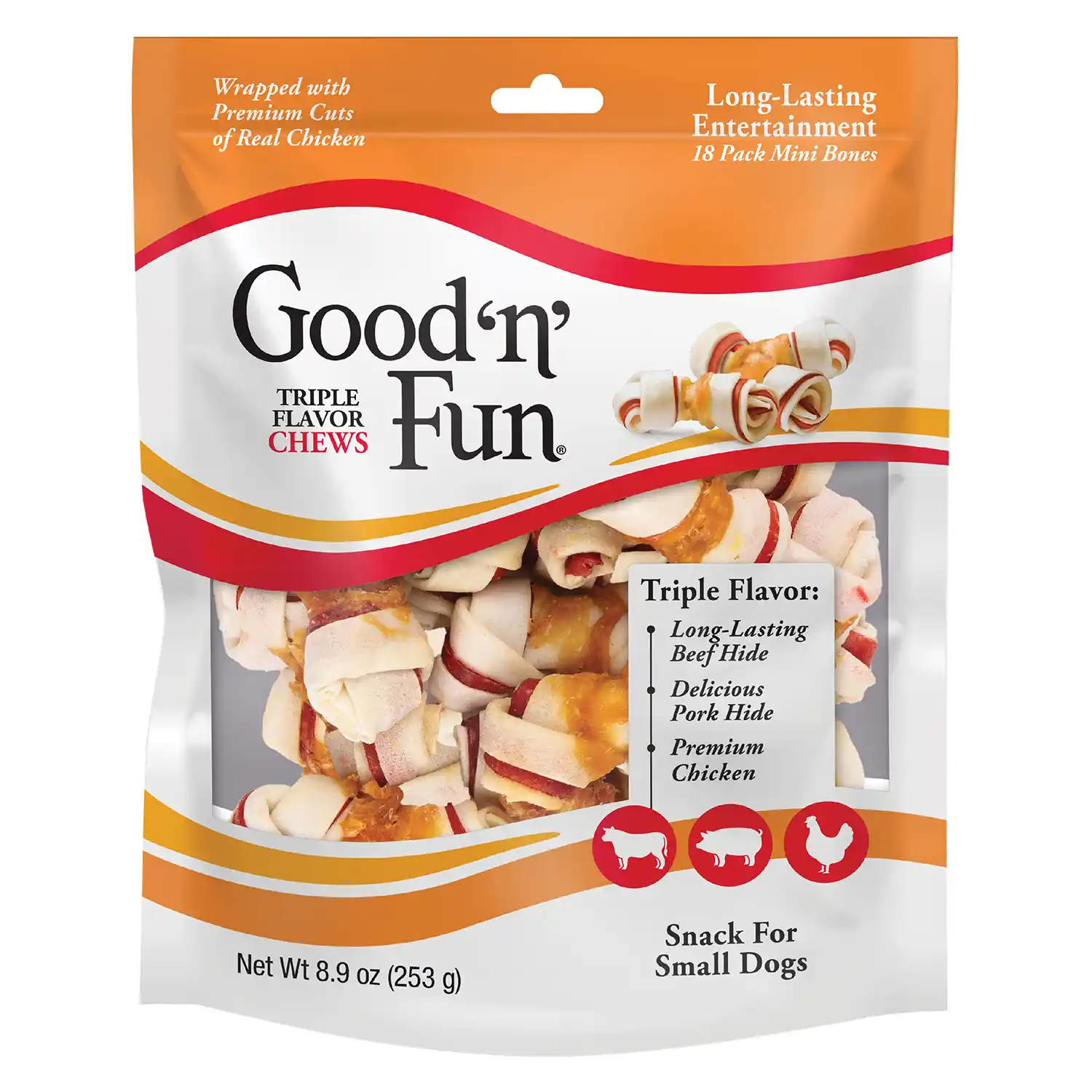 Triple Flavor Mini Bones - Front Image