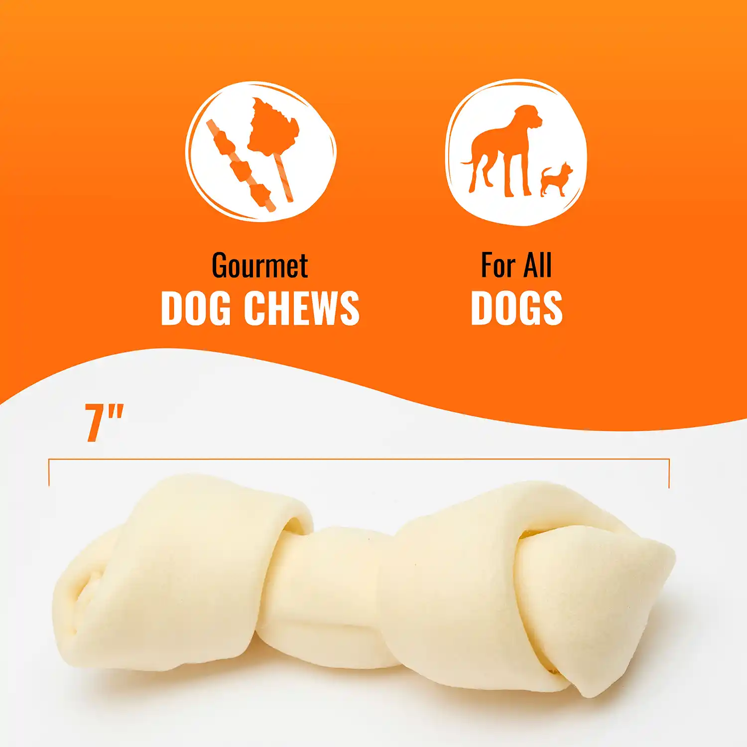 Gourmet Dog Chews, For All Dogs, 7"