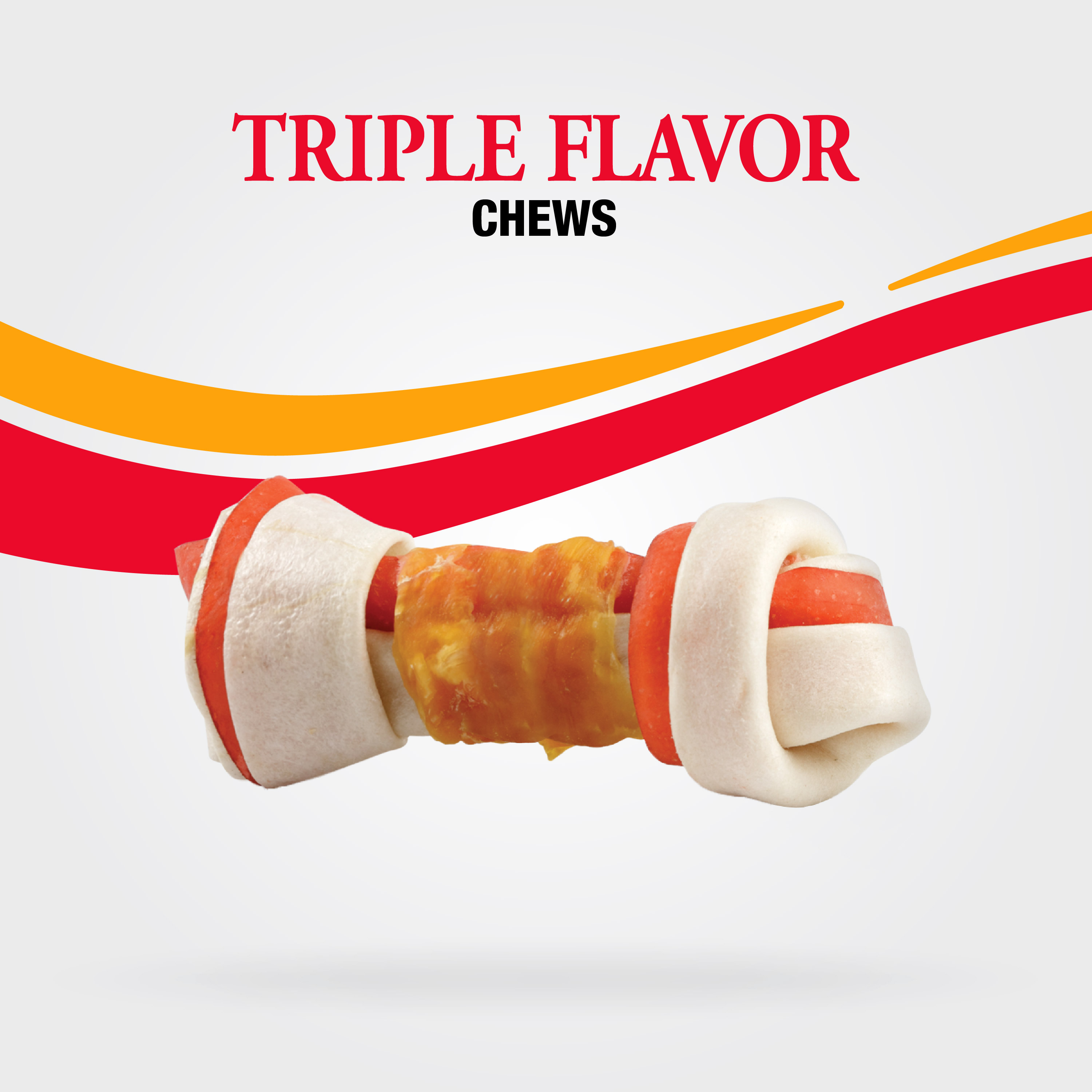 P-94578 Triple Flavor Bones 6 ct - Chews