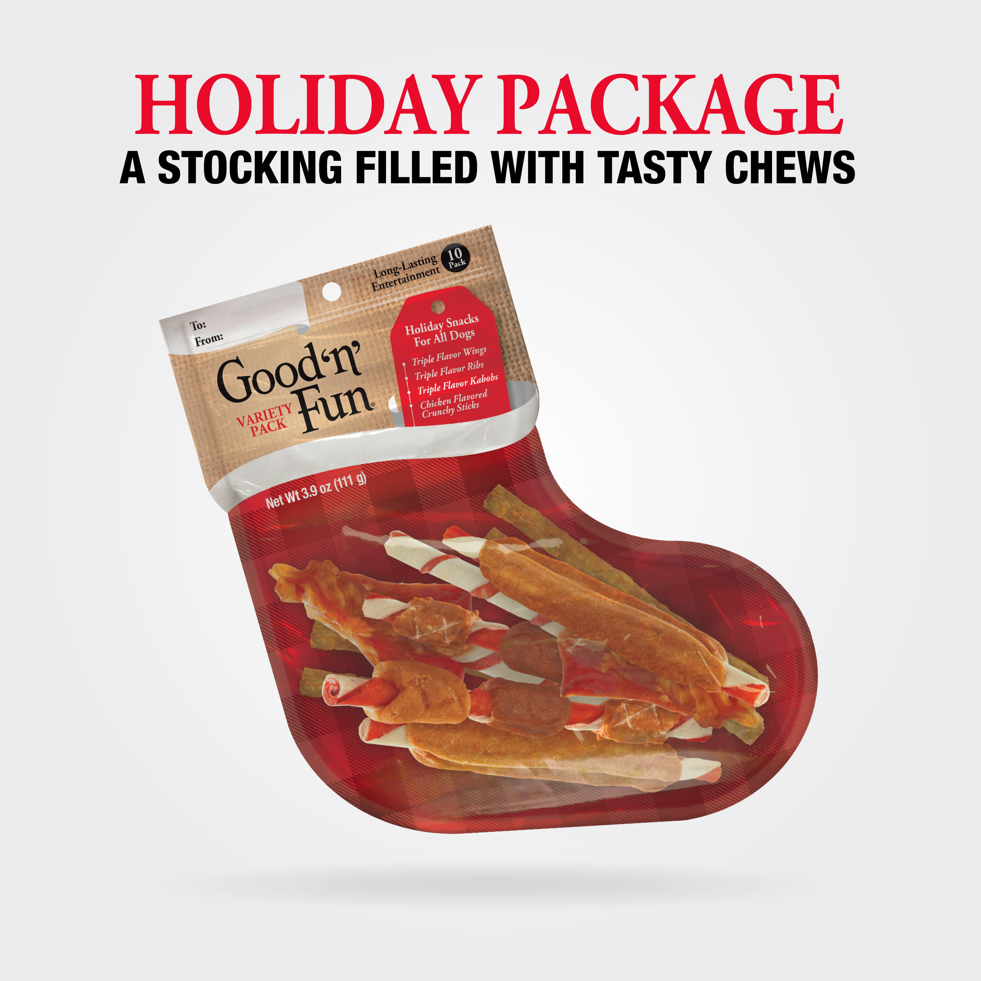 Triple Flavor Holiday Variety Stocking