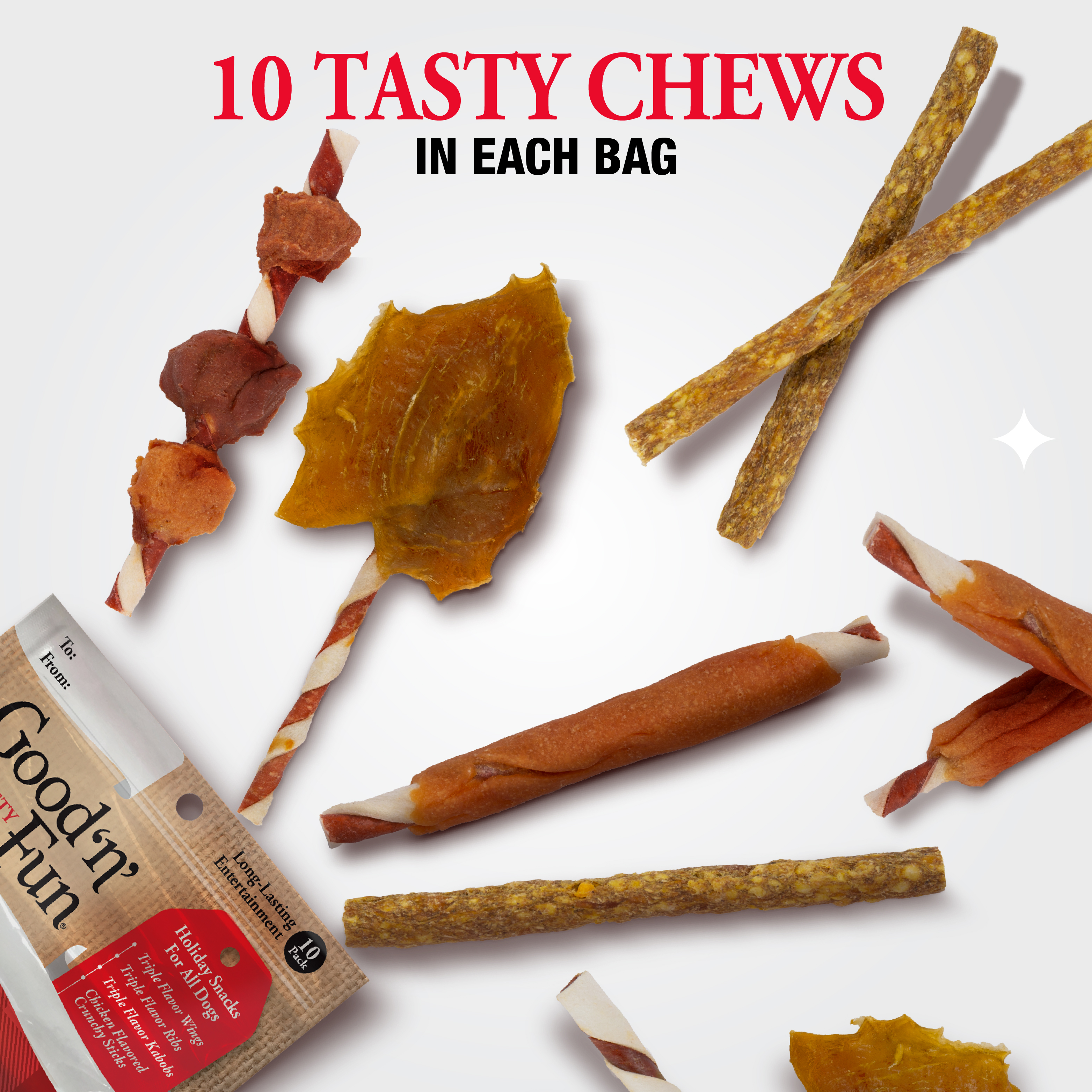 Triple Flavor Holiday Variety Stocking Chews