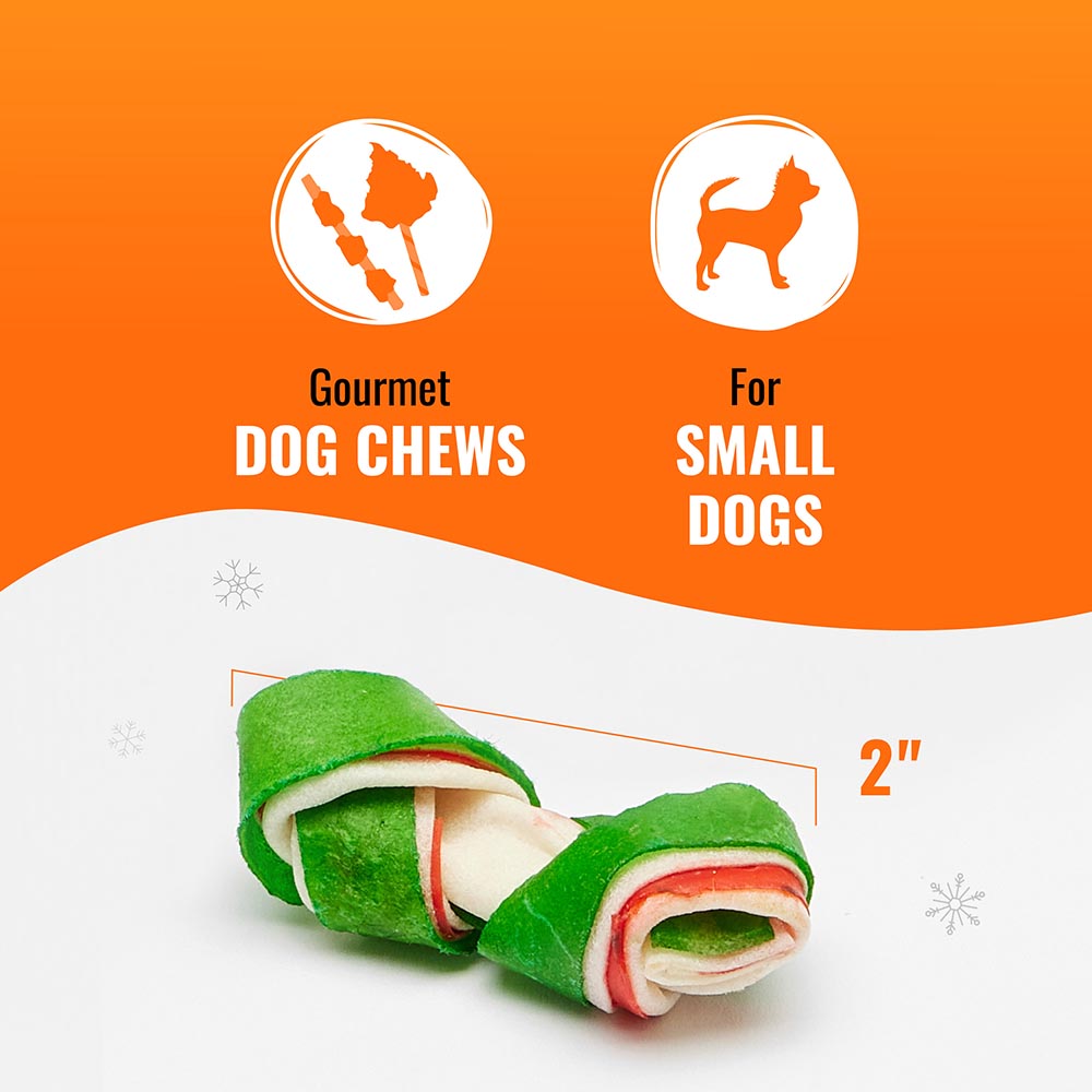P-94510H Good ‘n’ Fun Triple Flavor Mini Bones Chews for Dogs, 6 Count - Product Scale