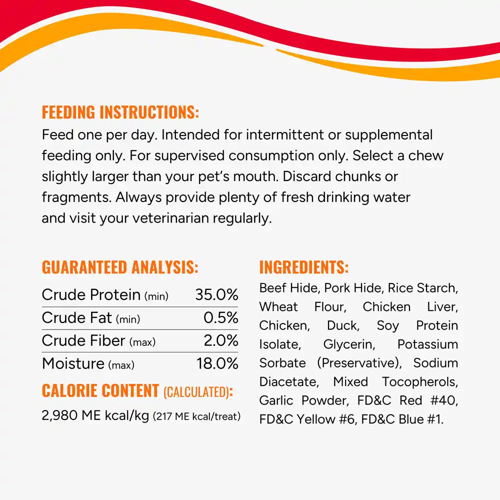 feeding instructions, guaranteed analysis, calorie content, and ingredients