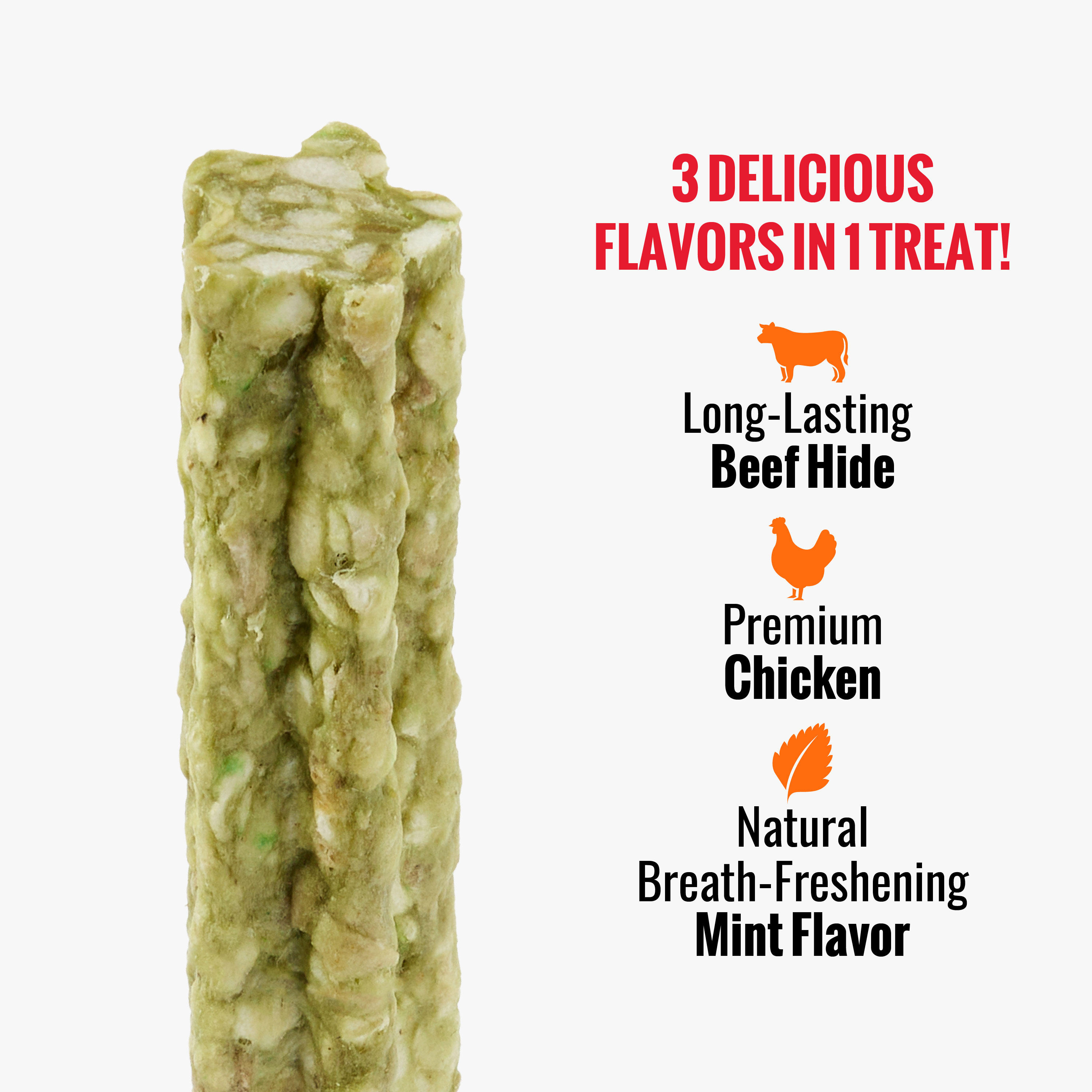 Triple Flavor Dental Fresh Sticks Flavors