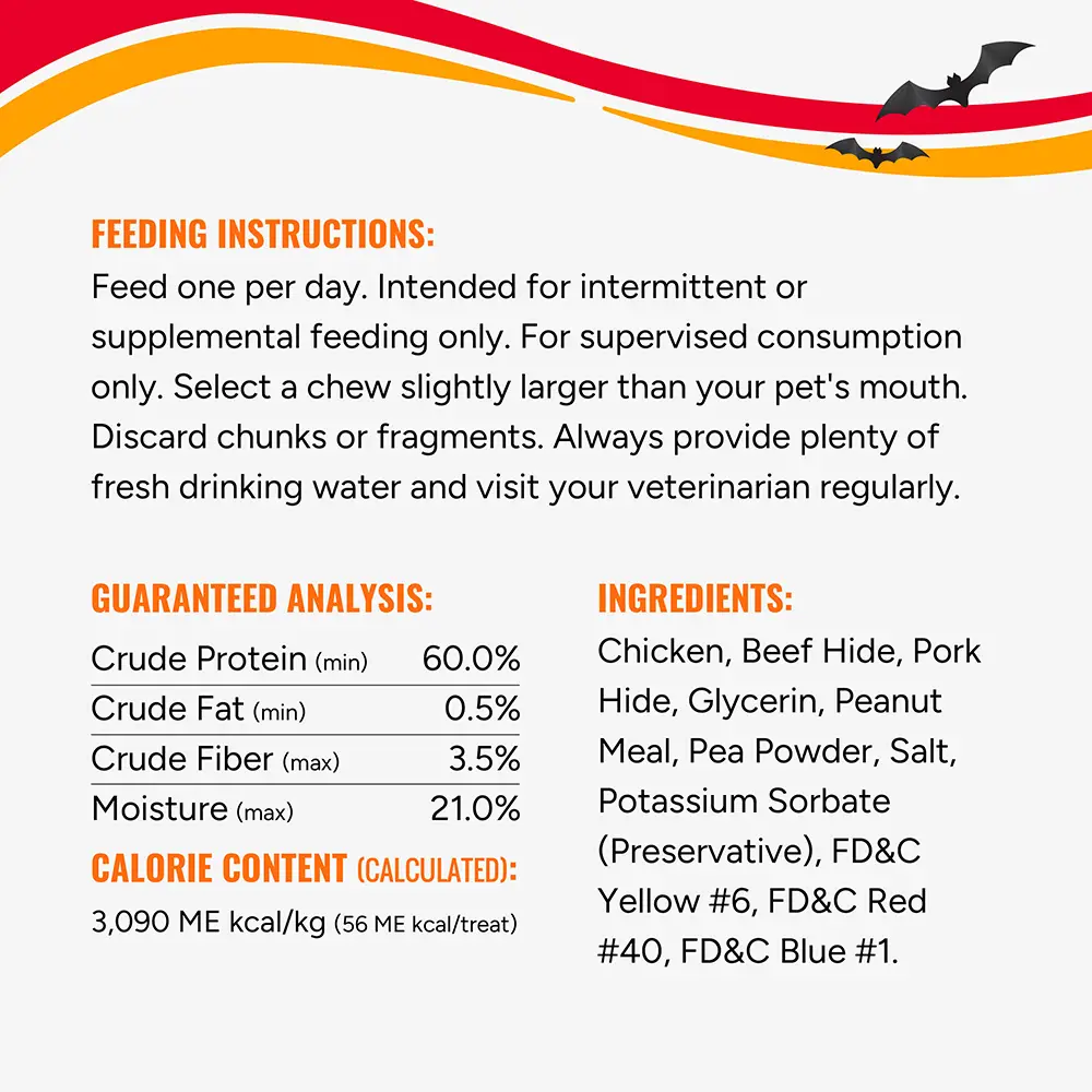 feeding instructions, guaranteed analysis, calorie content, and ingredients