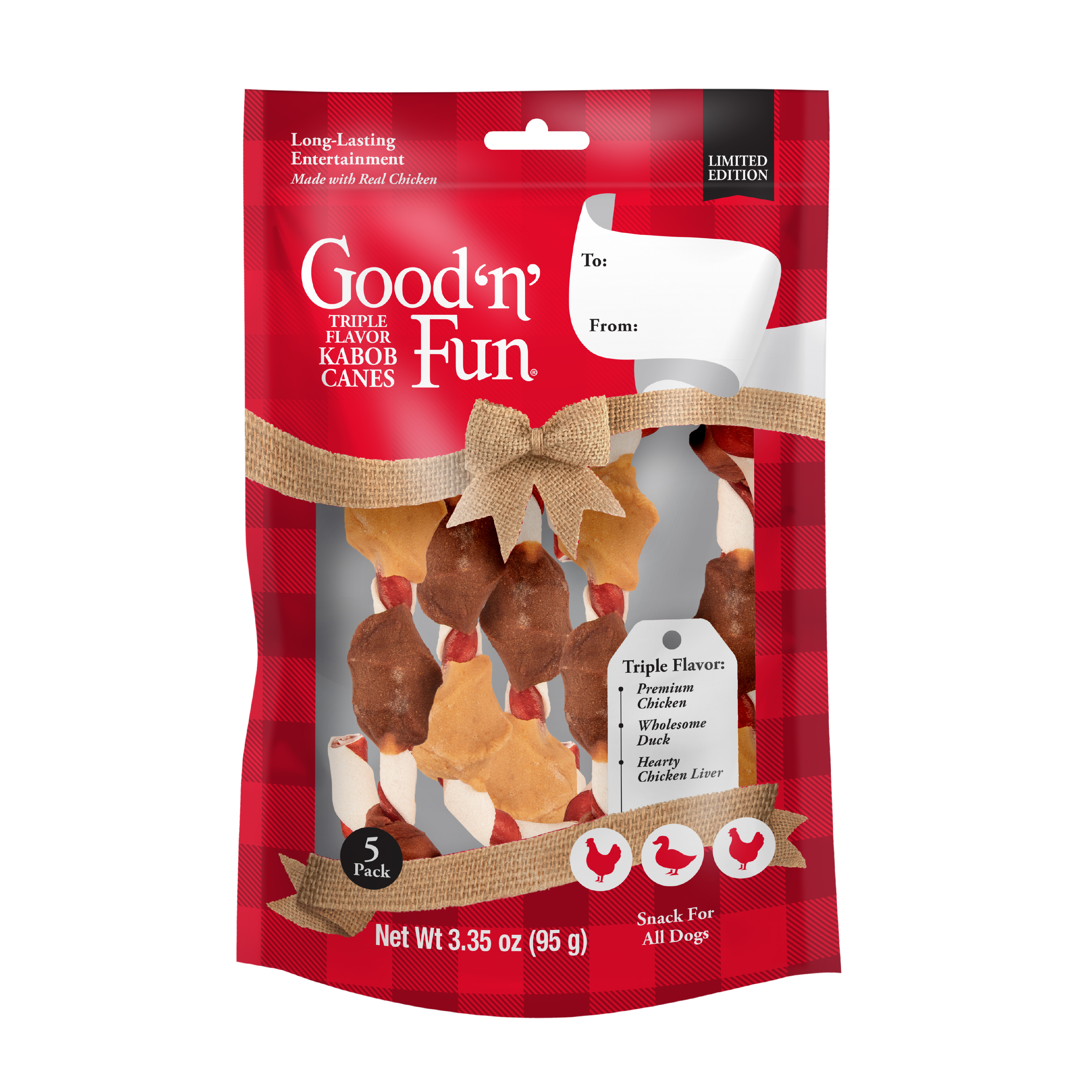 Good 'n' Fun Triple Flavor Holiday Pops With Real Chicken Holiday