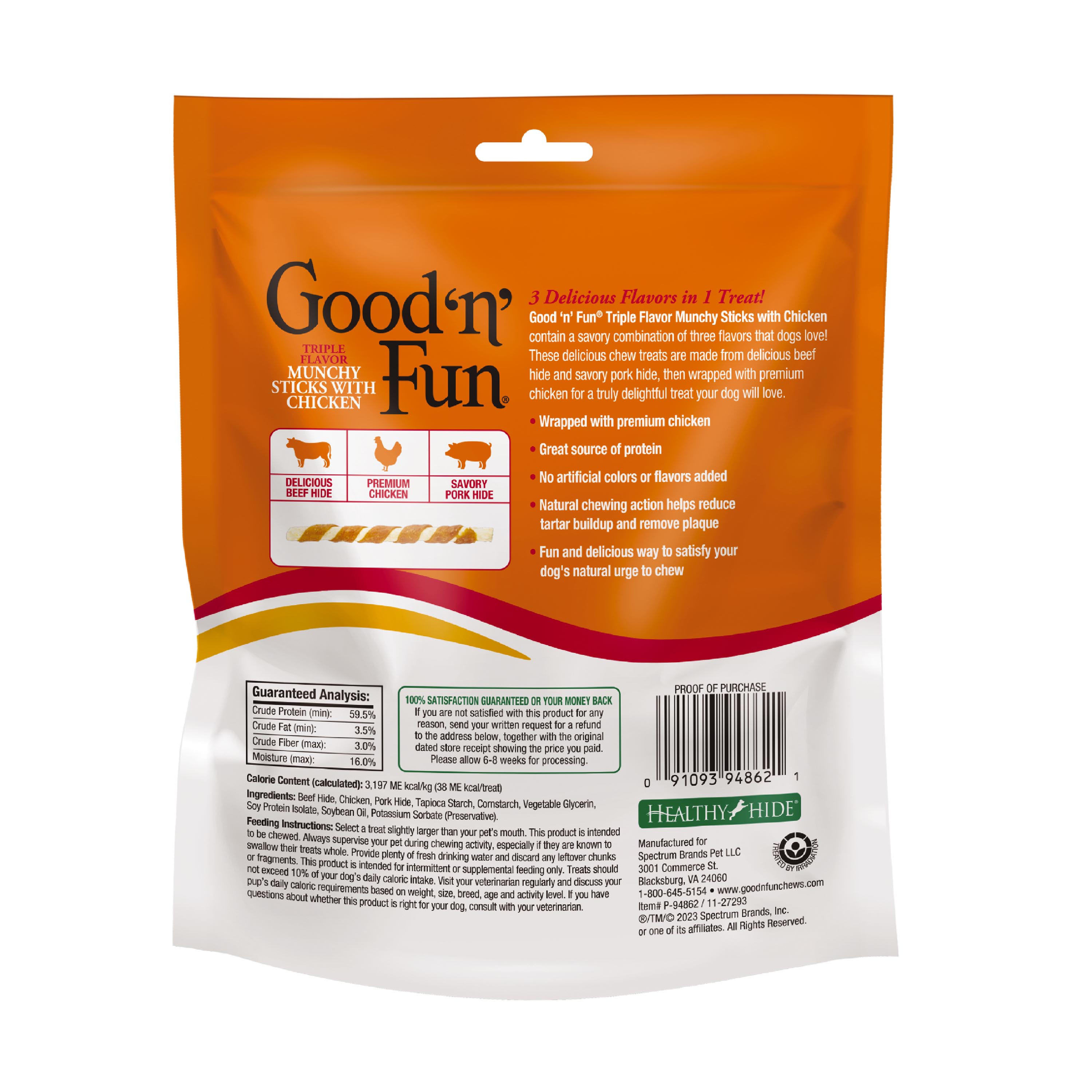 Triple Flavor Munchy Sticks