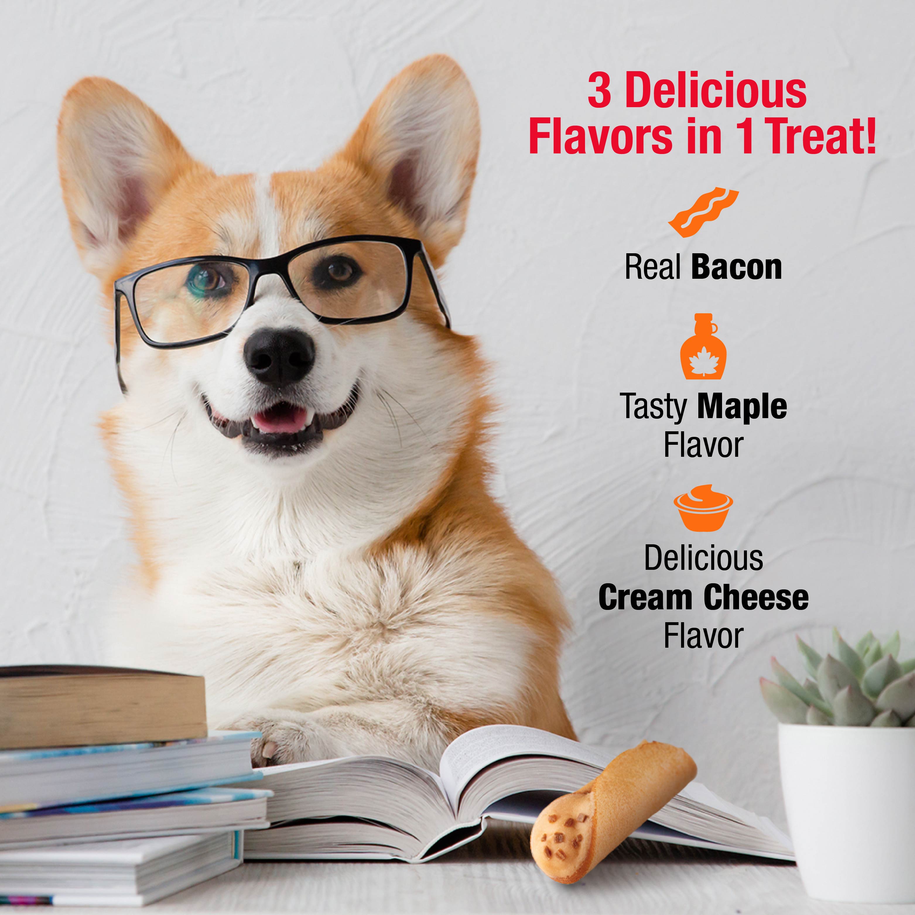 Three delicious flavors in one treat