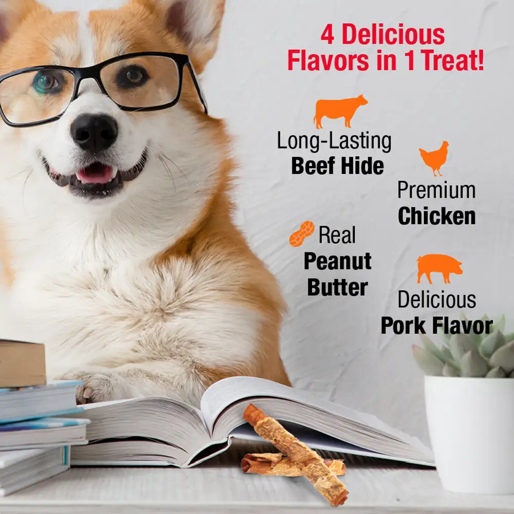 four delicious flavors in one treat!