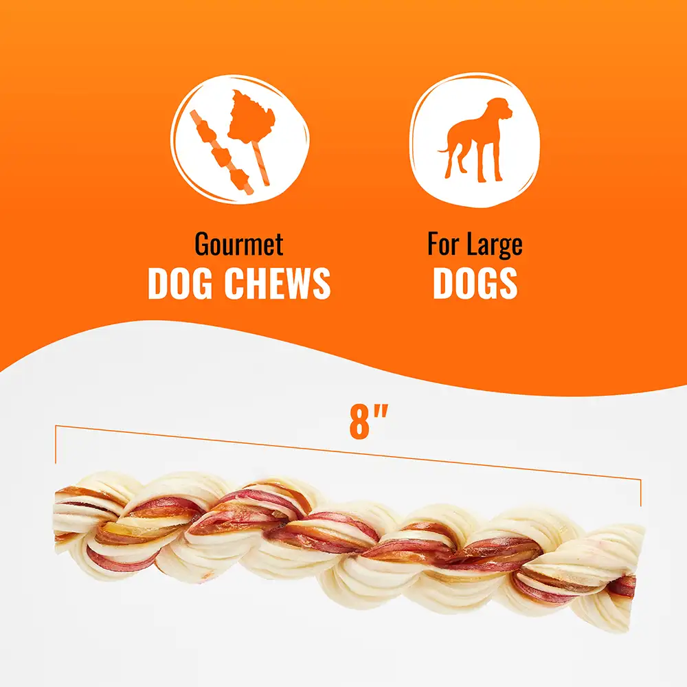 Gourmet dog chews for large dogs