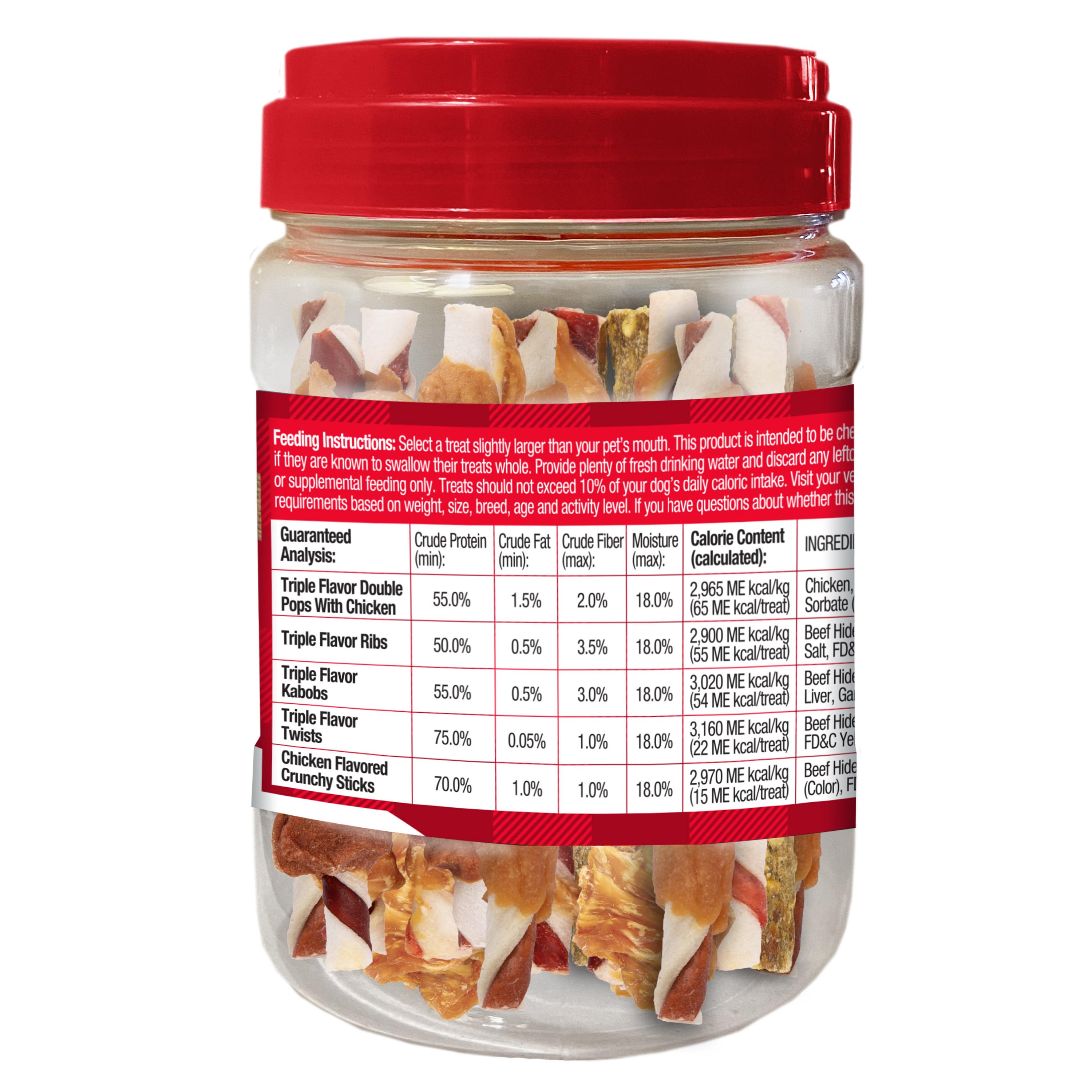 P-94606H Triple Flavor Variety Pack Holiday 24 ct - Back Render