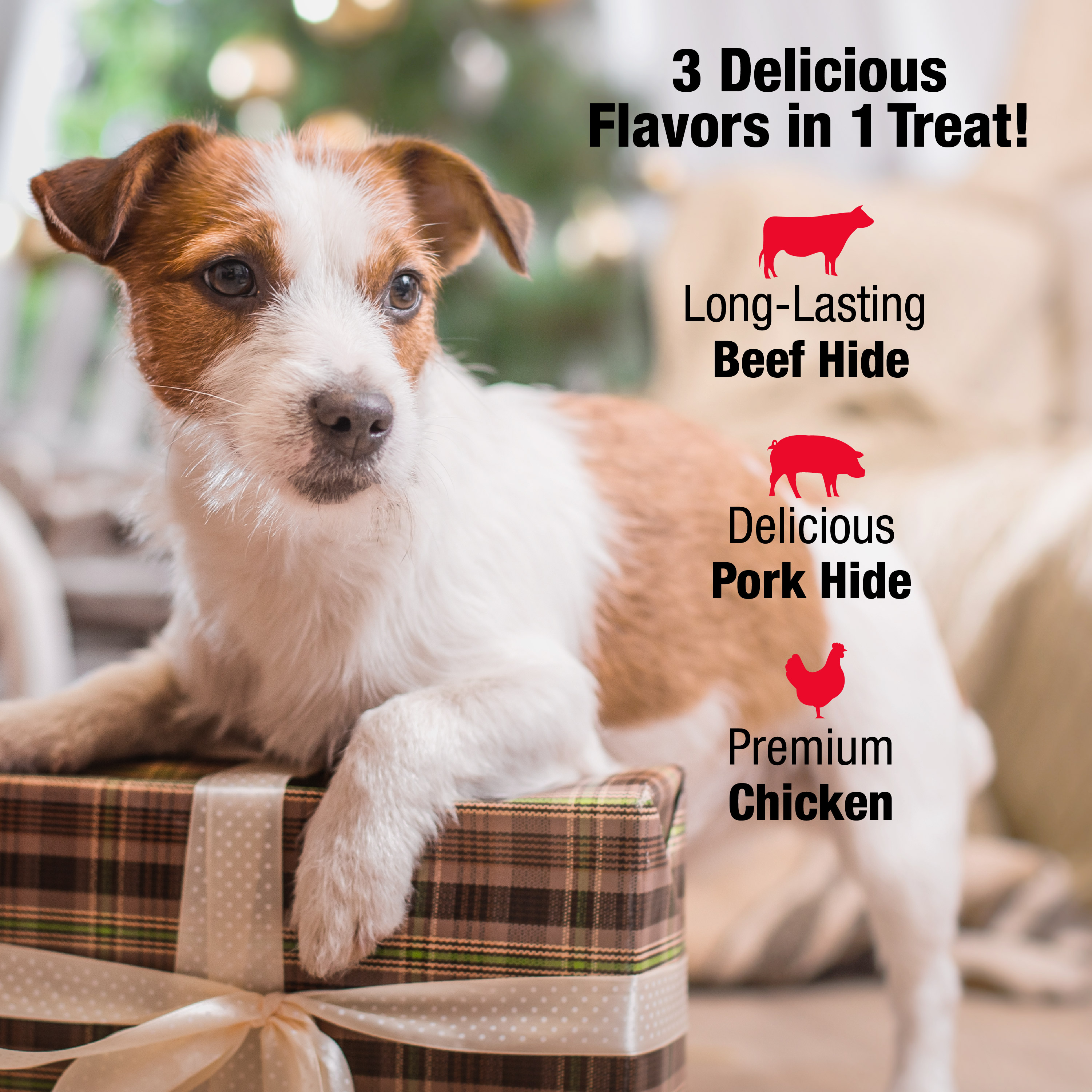 P-94606H Triple Flavor Variety Pack Holiday 24 ct - 3 Delicious Flavors in 1 Treat