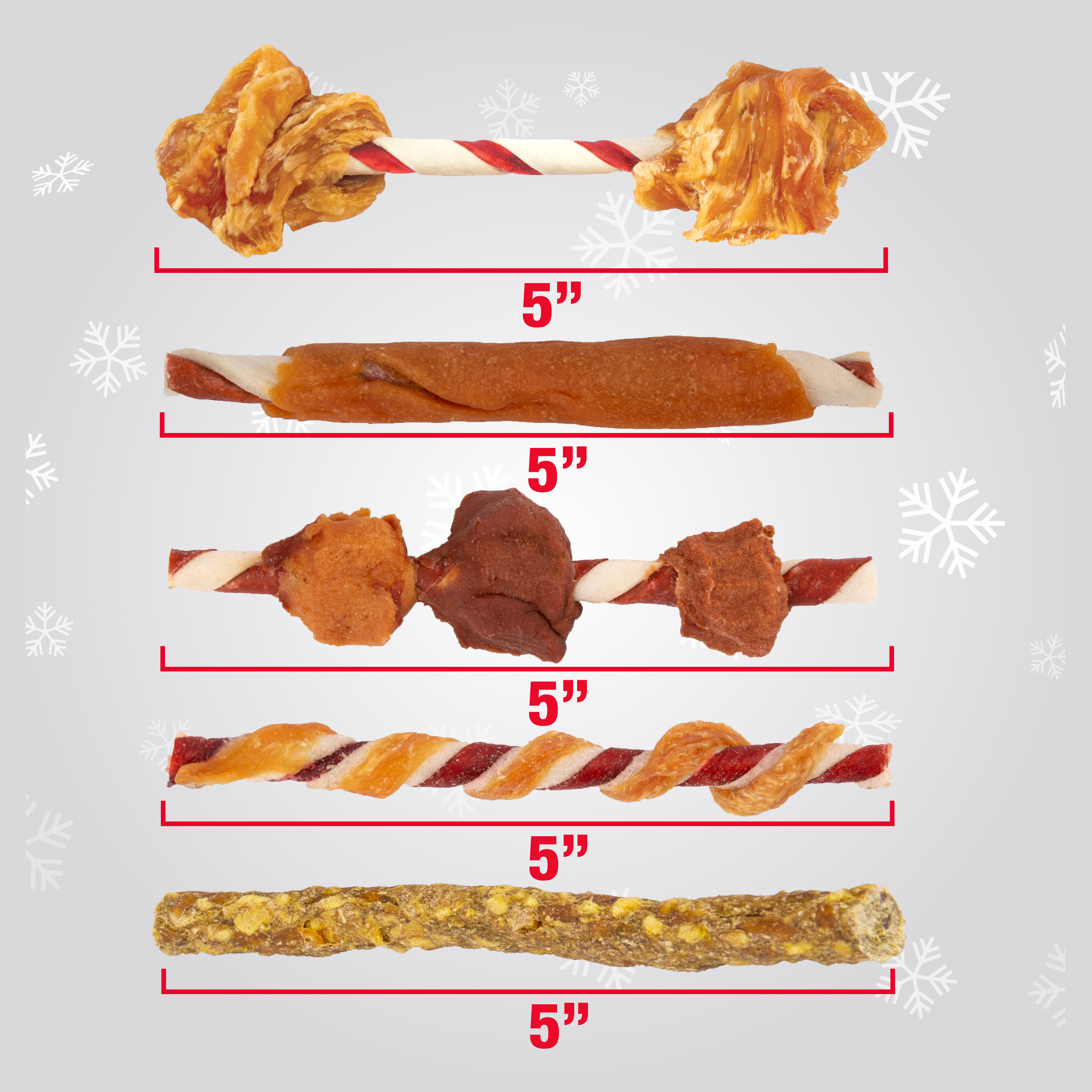 P-94606H Triple Flavor Variety Pack Holiday 24 ct Scale Images of Treats