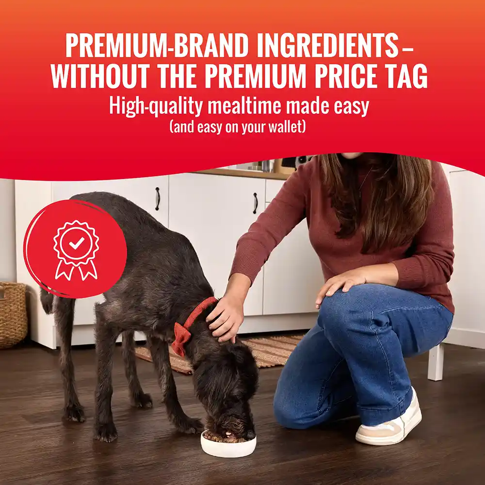 Premium-Brand ingredients without the premium price tag. High-quality mealtime made easy, and easy on your wallet.
