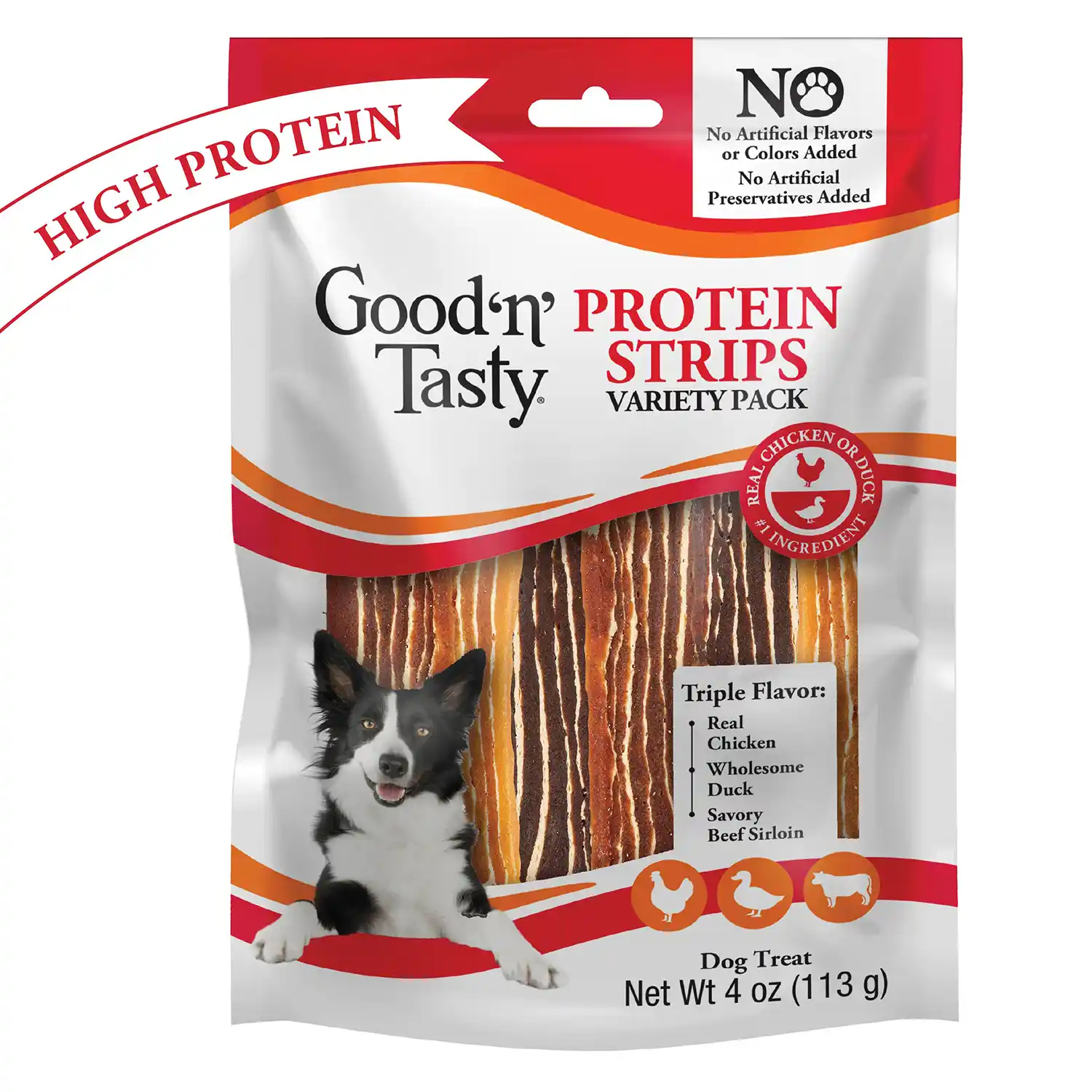 Protein Strips Variety Pack, 4 Ounces Front Render Alt