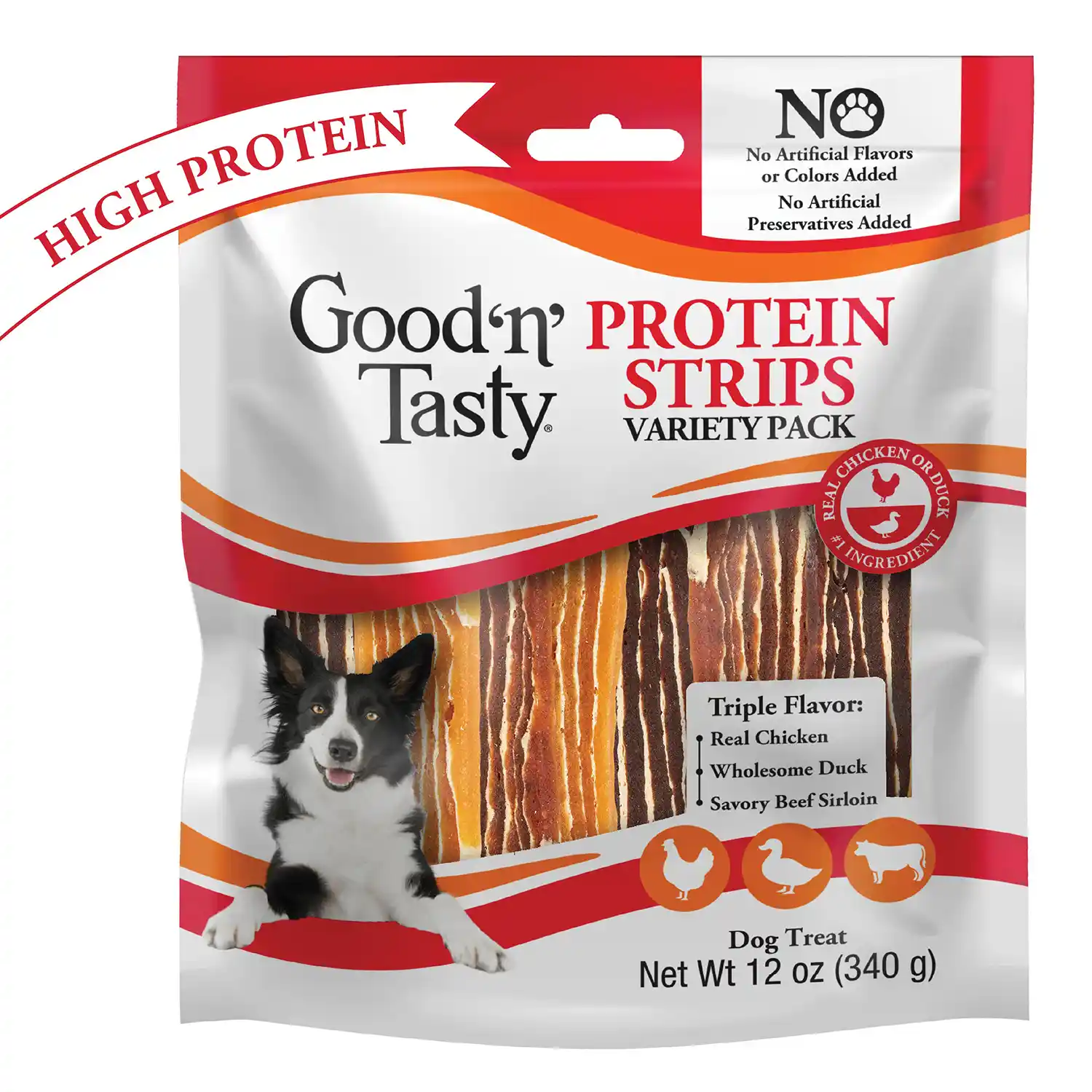 Protein Strips Variety Pack, 12 Ounces Front Render Alt