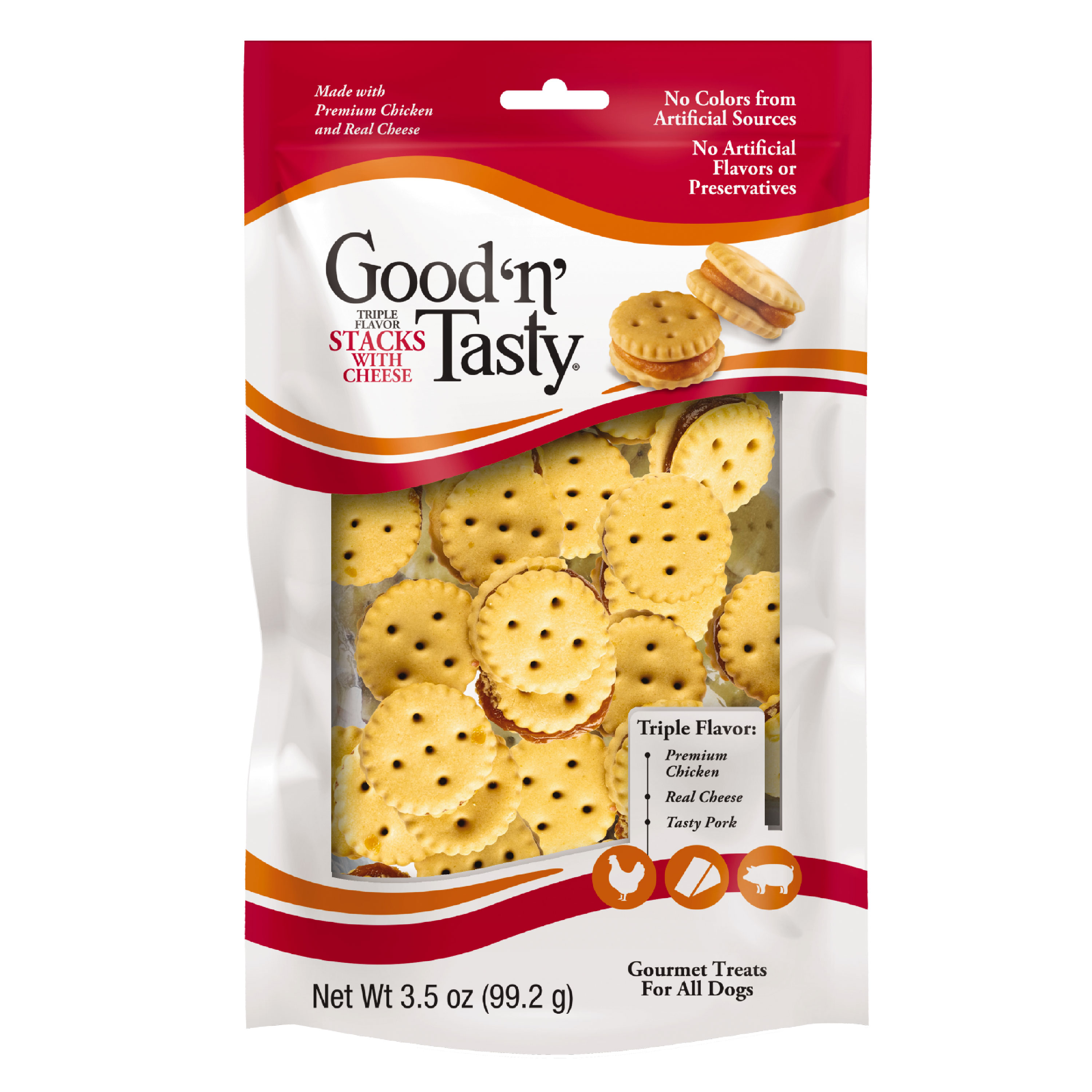 Triple Flavor Stacks with Cheese