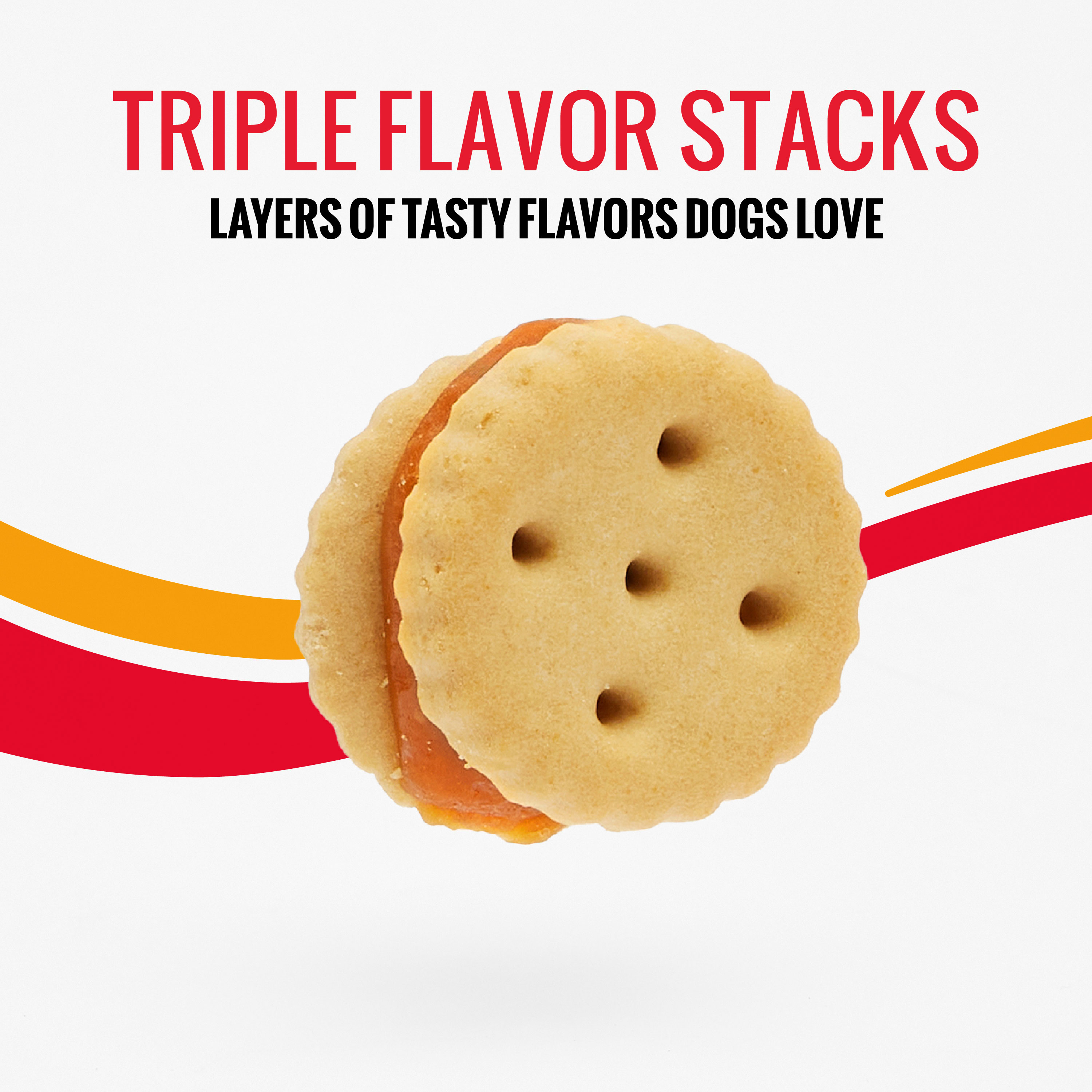 Triple Flavor Stacks with Cheese