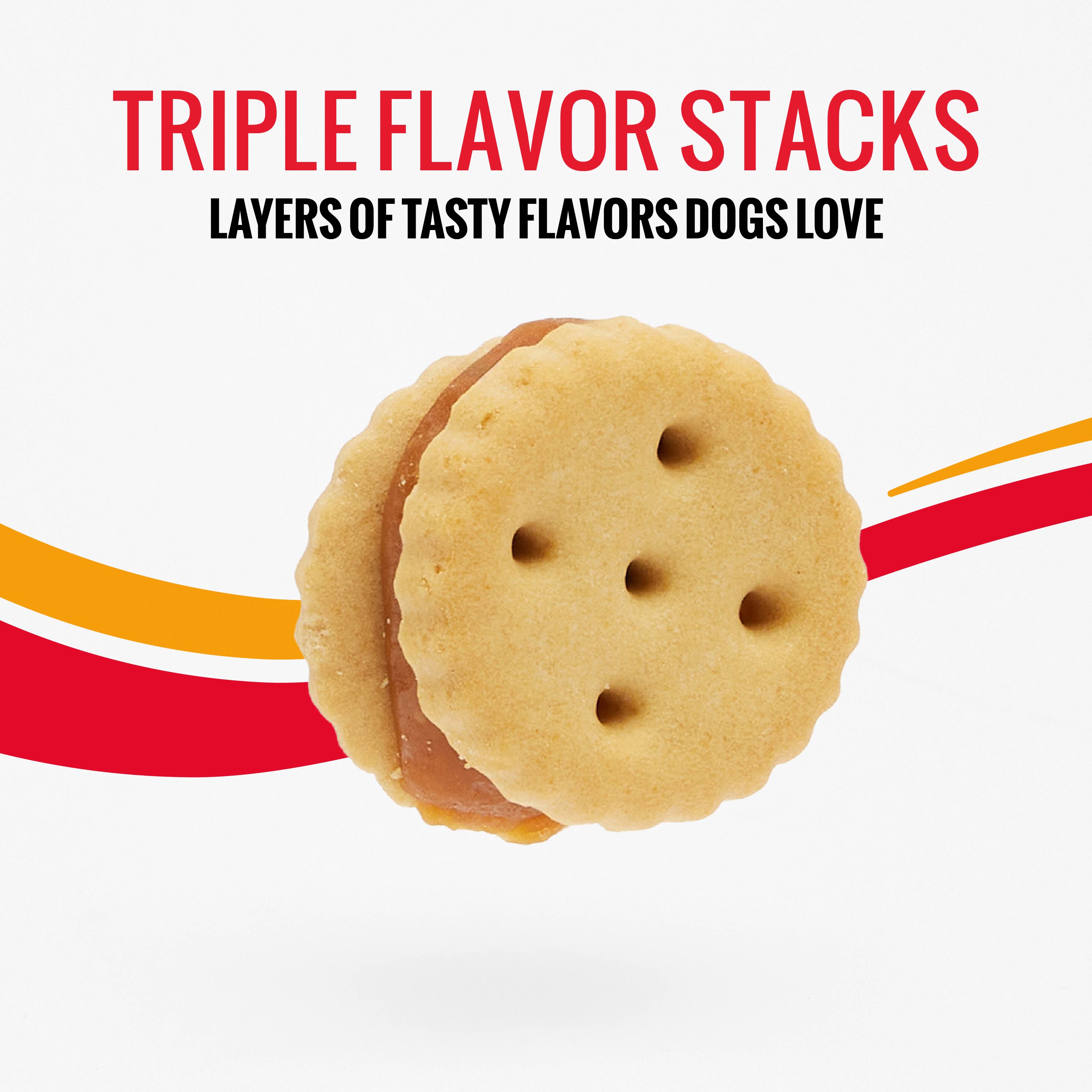 Triple Flavor Stacks with Peanut Butter