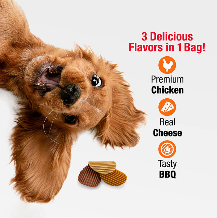 Three delicious flavors in one bag