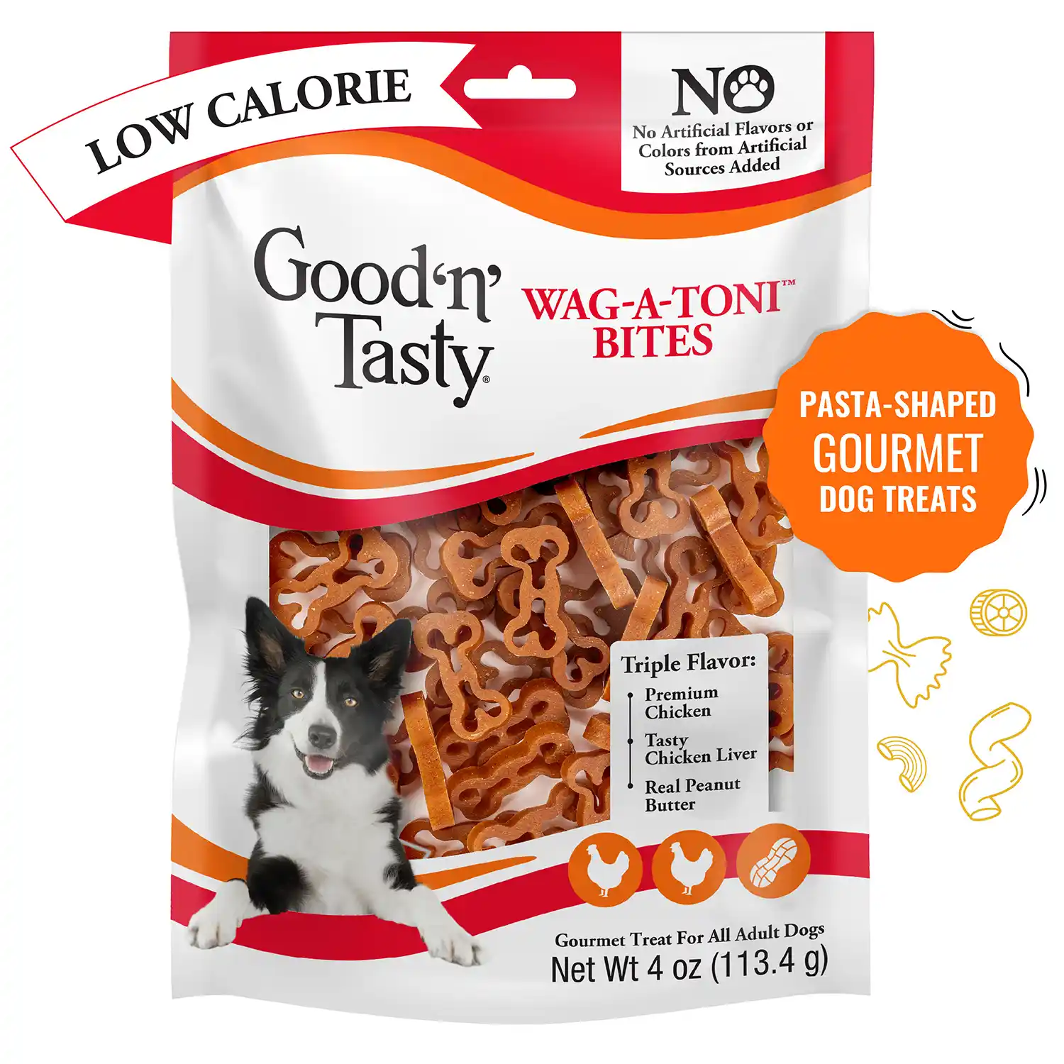 Good ‘n’ Tasty Triple Flavor WAG-A-TONI Bites Front Render