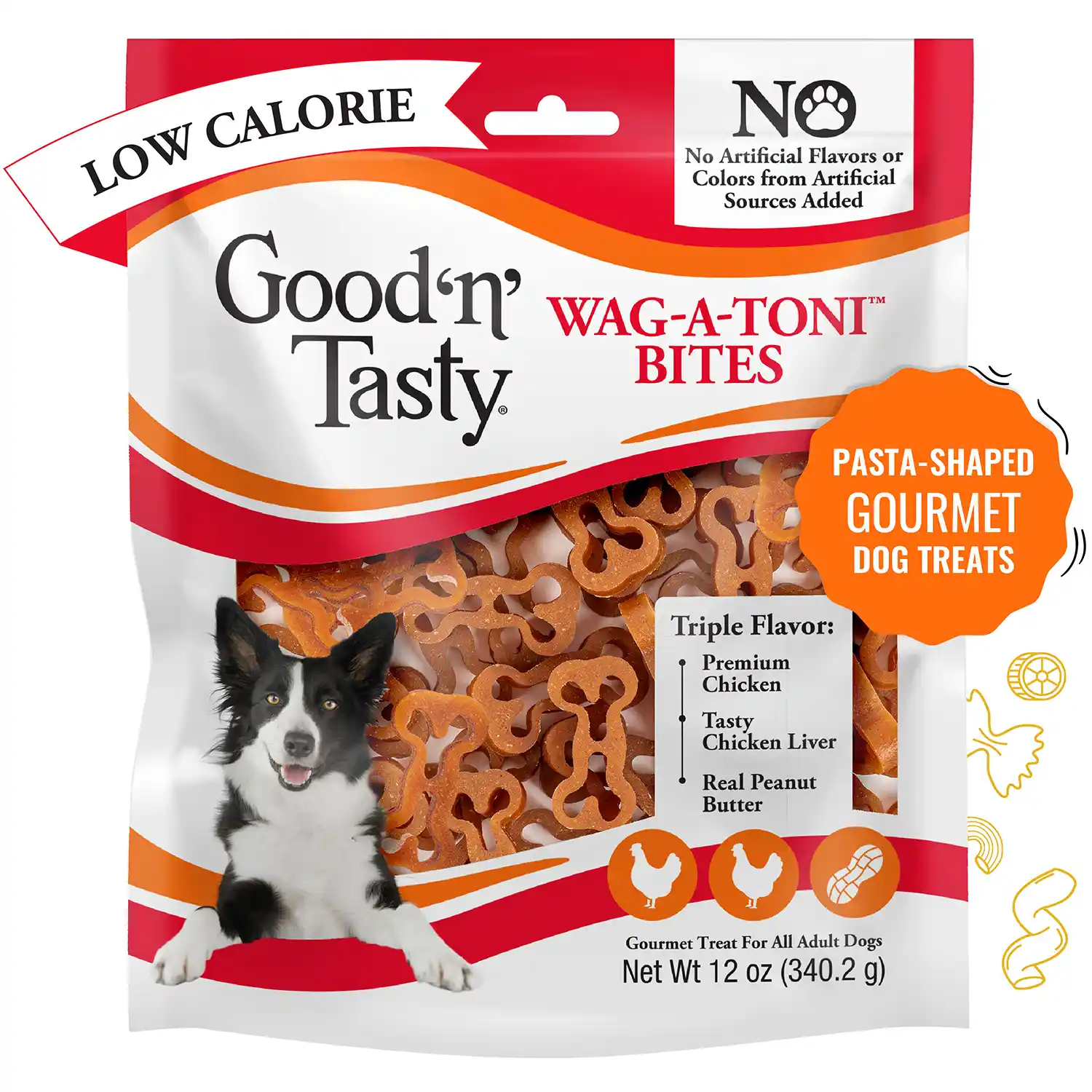 Good ‘n’ Tasty Triple Flavor WAG-A-TONI Bites Front Render