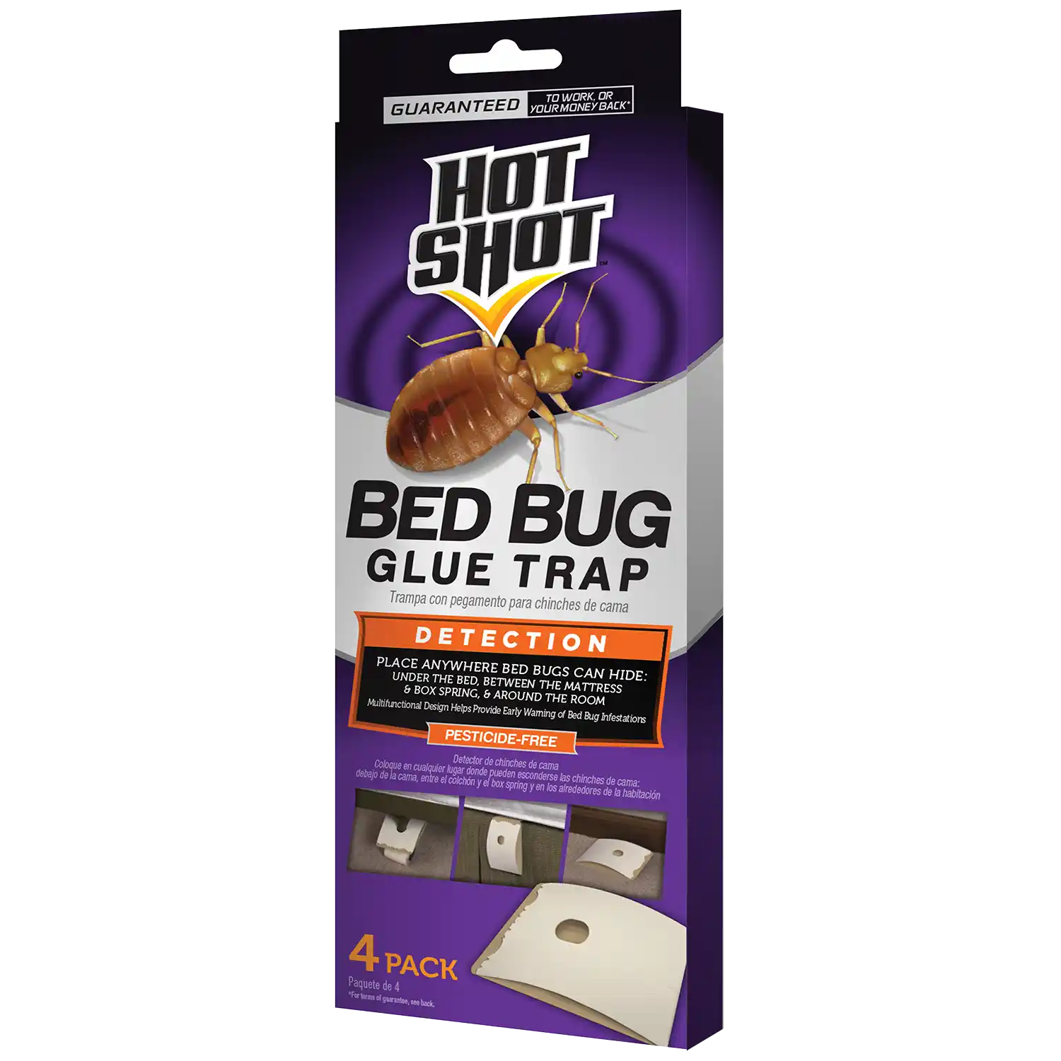 Bed Bug Glue Trap Left Angle