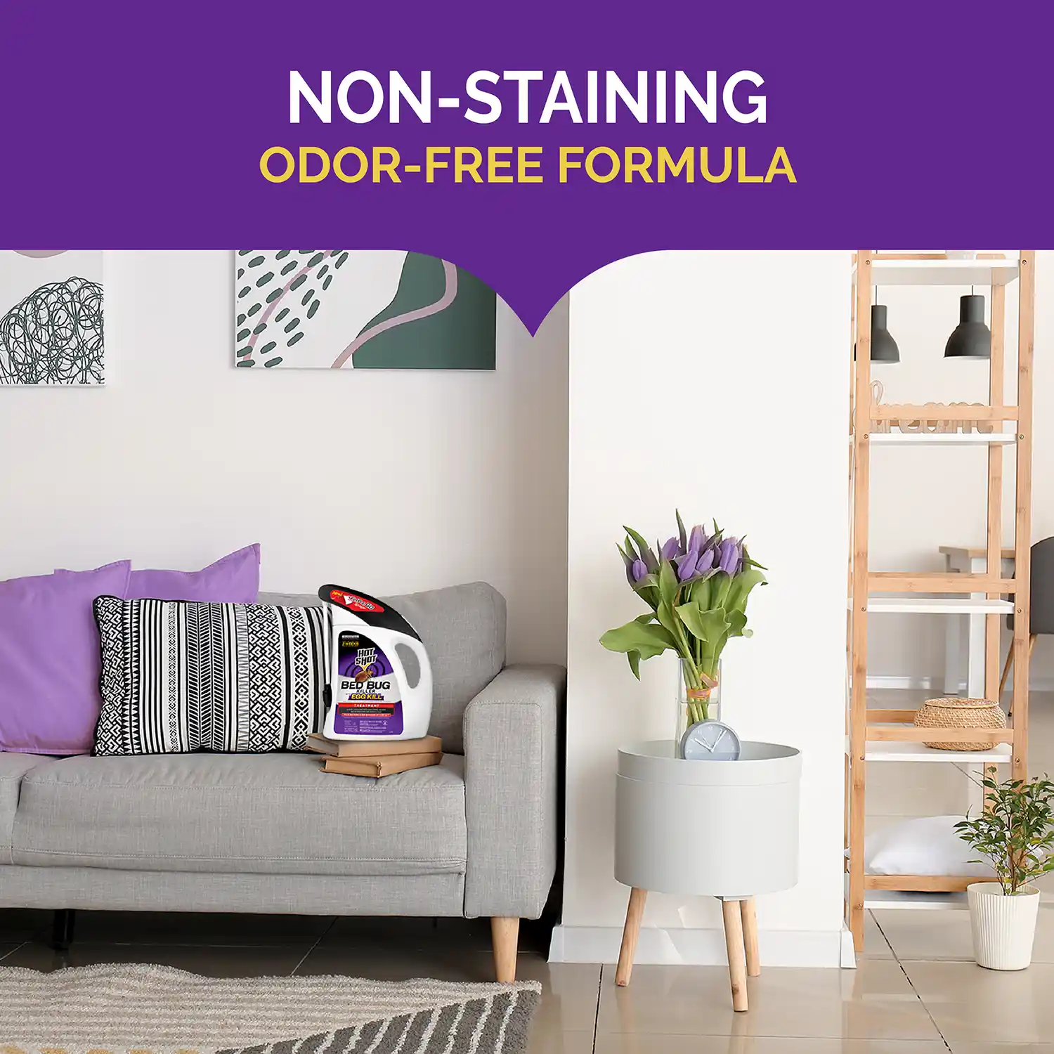 Non-Staining Odor-Free Forumula