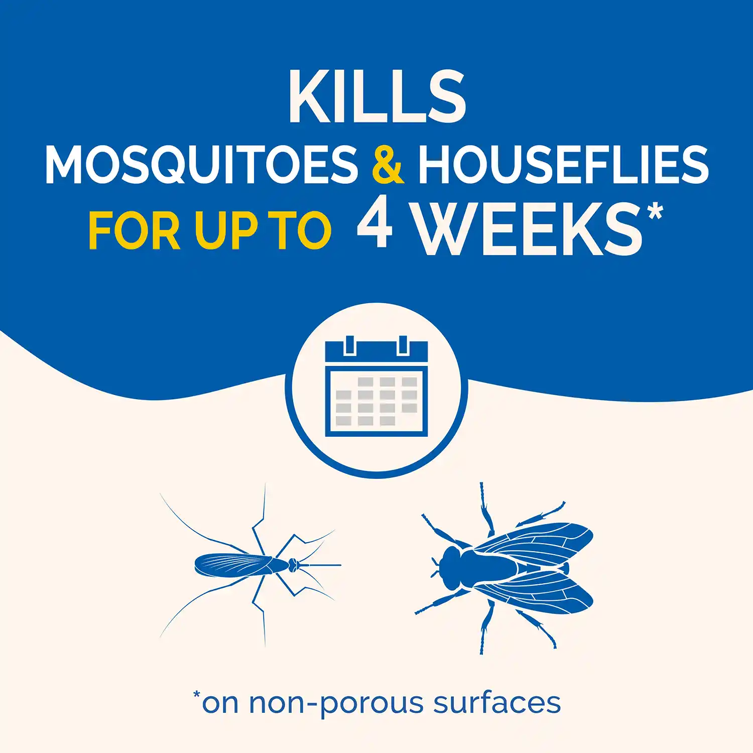 Kills for up to 4 weeks