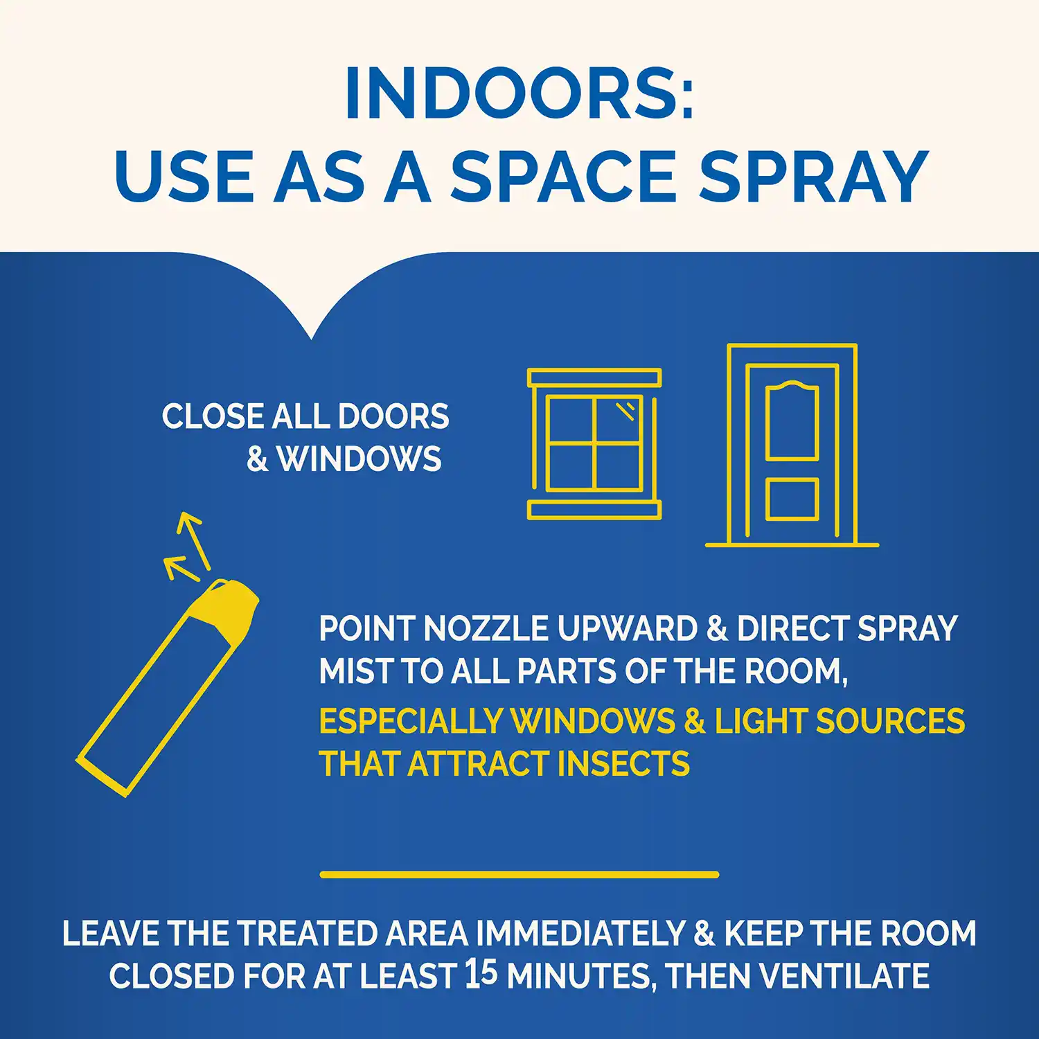 Use as space spray