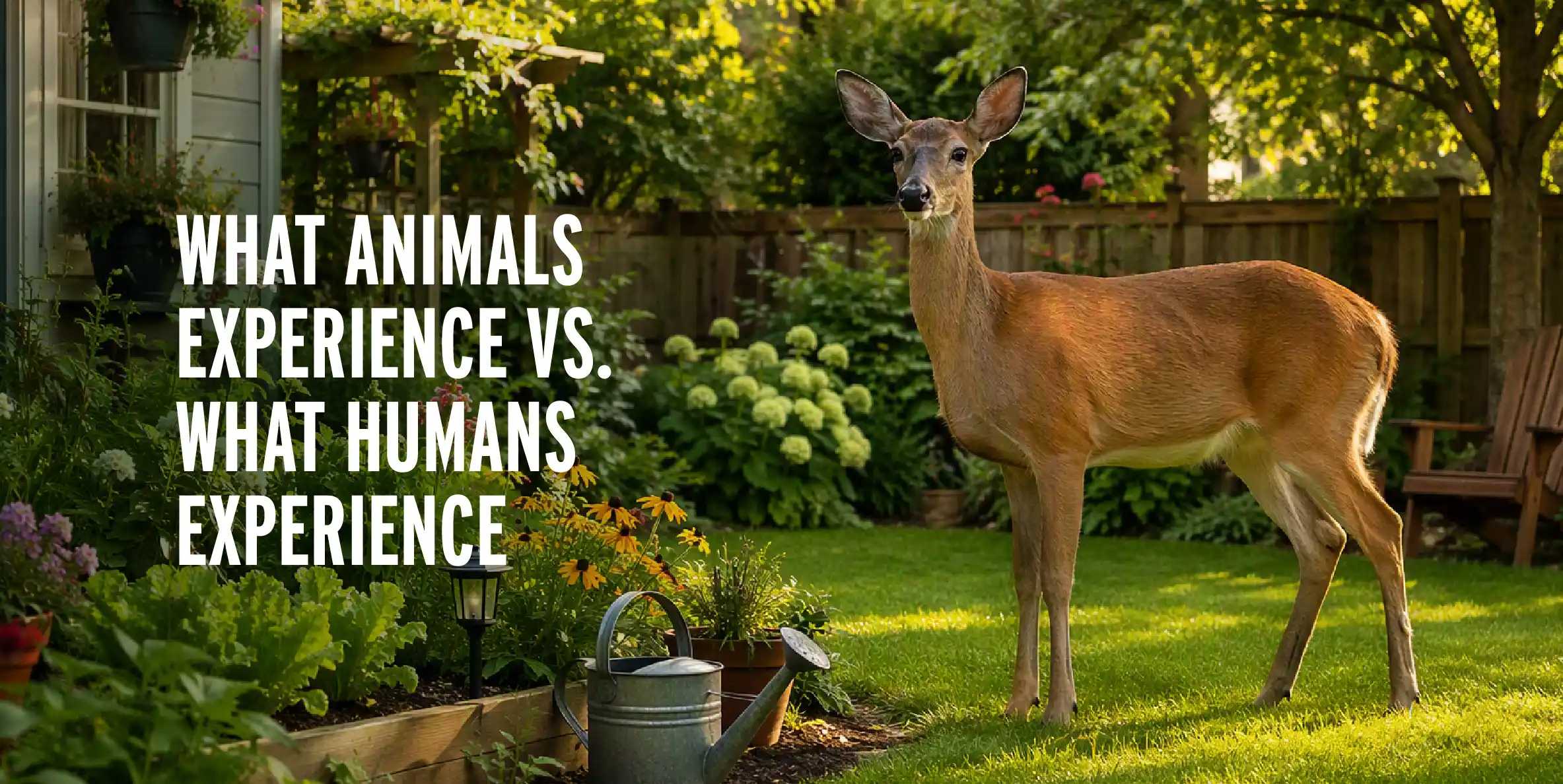 What Animals Experience vs What Humans Experience