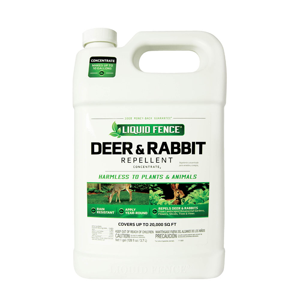 Liquid Fence Deer & Rabbit Repellent Concentrate - Front of bottle