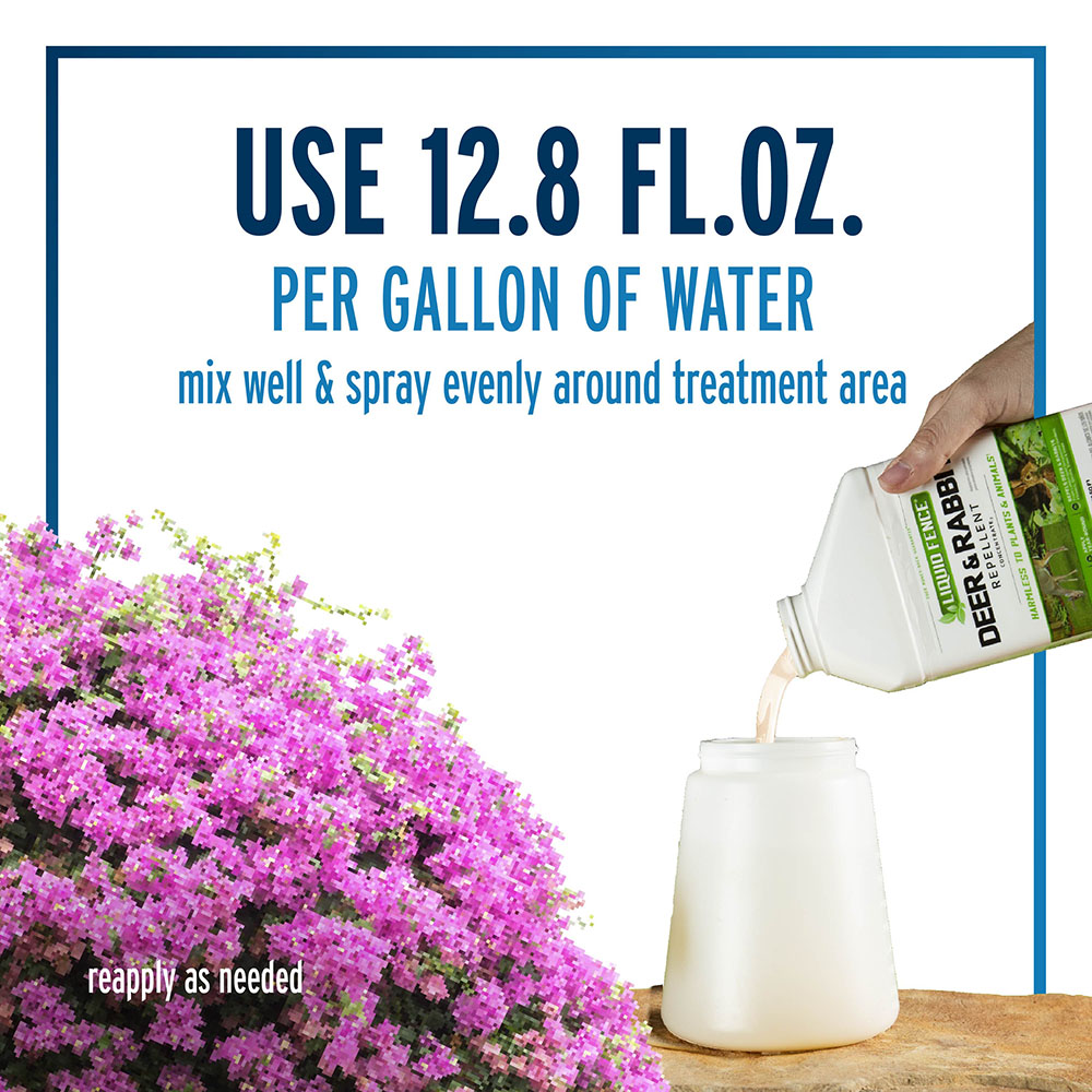 use 12.8 fluid ounces per gallon of water