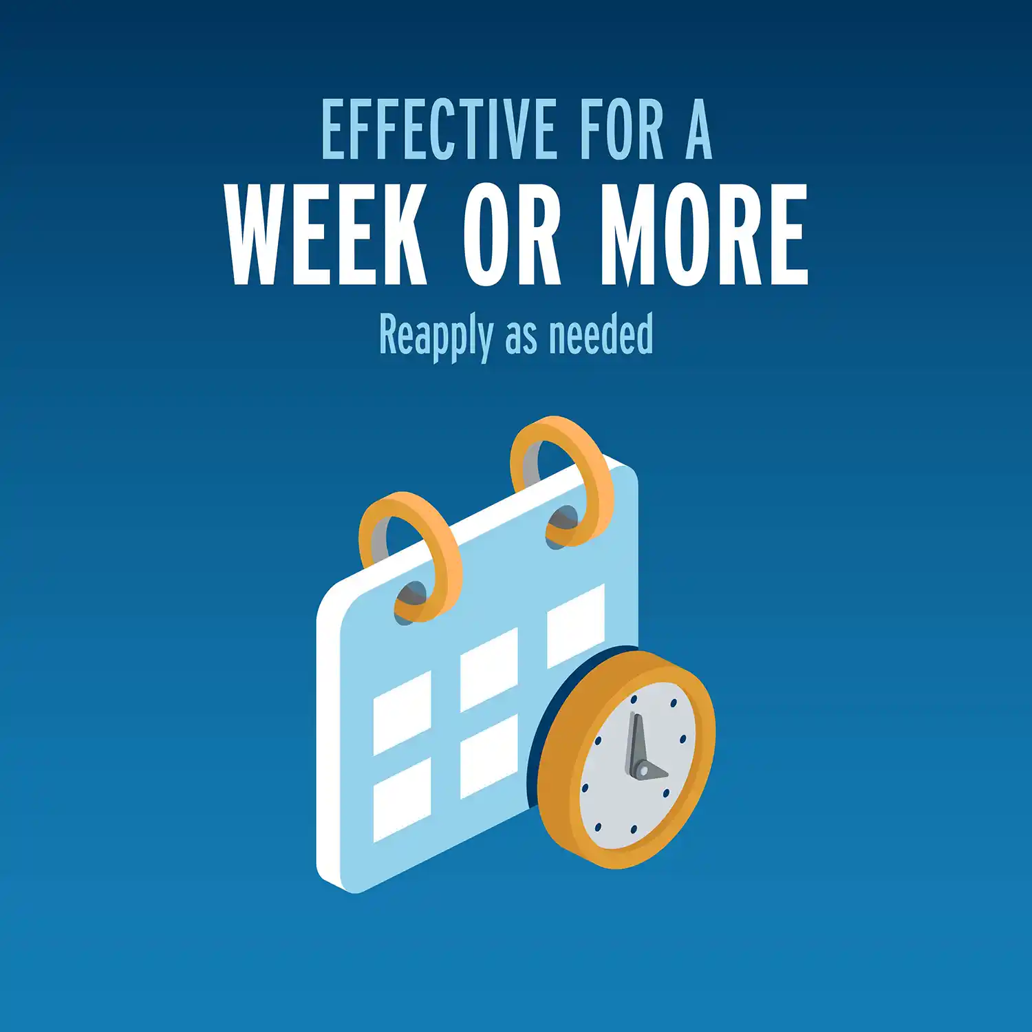Effective for a week or more