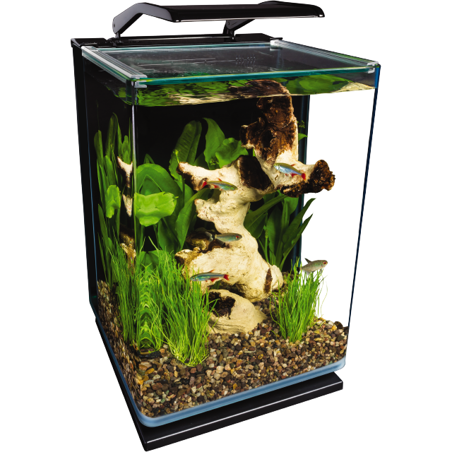 ML90609 Marineland Portrait Desktop Kit Tank Front Wet