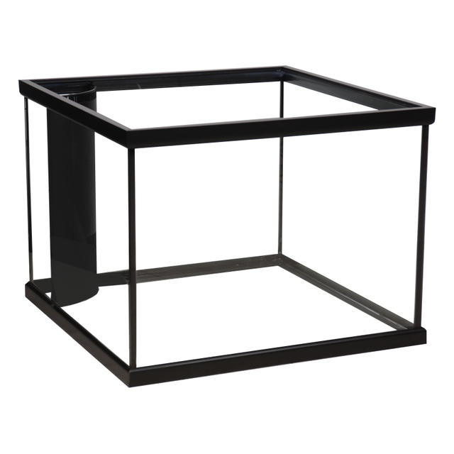97035 Marineland Corner-Flo Black Rectangular Aquarium Front