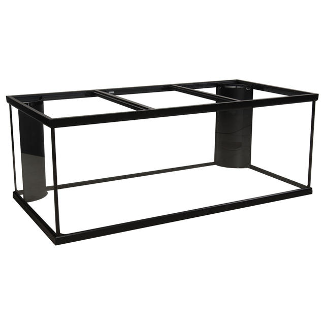 97038 Marineland Corner-Flo Black Rectangular Aquarium Front