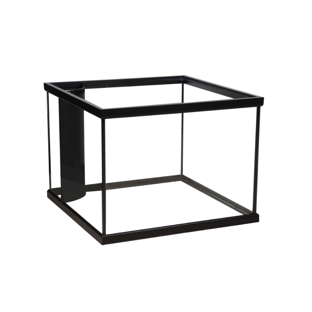 97043 Marineland Deep Dimension Corner-Flo Black Rectangular Aquarium Front