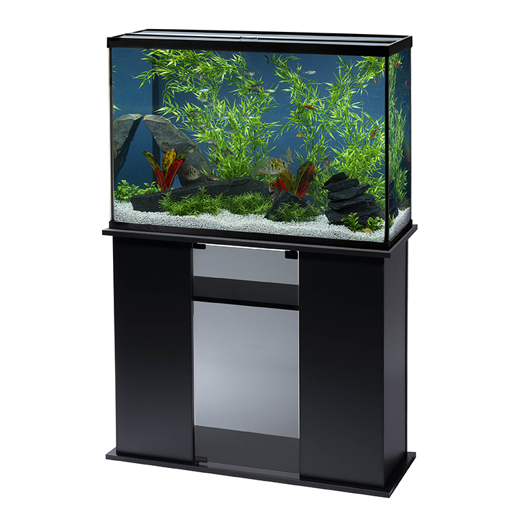 NV-52026-02 High Definition LED Ensemble Aquarium & Stand, 45 Gallon - Front Render