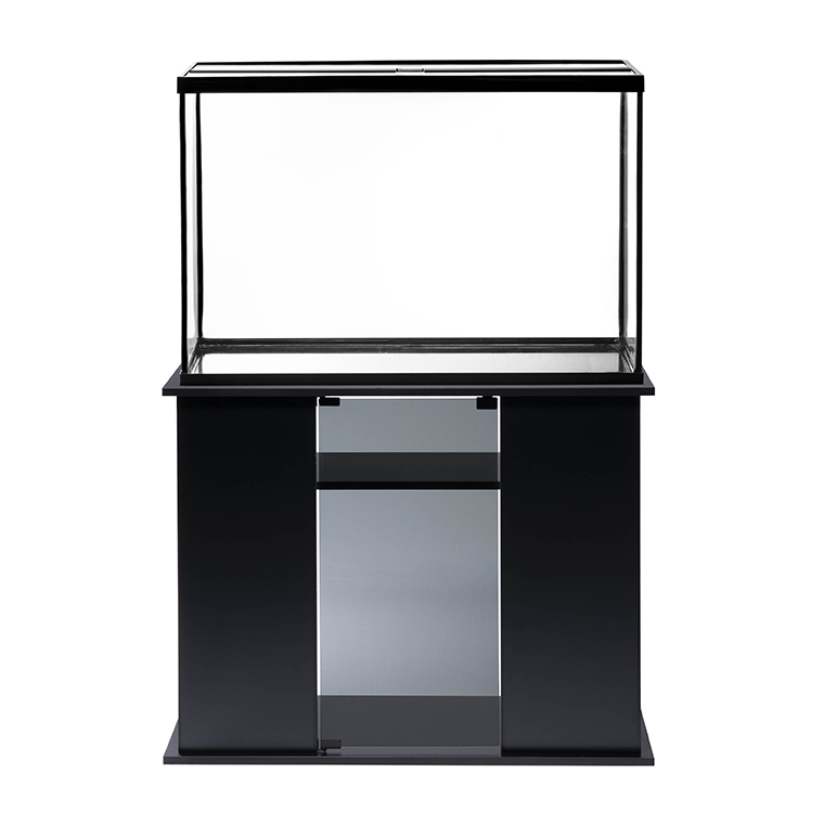 NV-52026-02 High Definition LED Ensemble Aquarium & Stand, 45 Gallon - Front Render Dry
