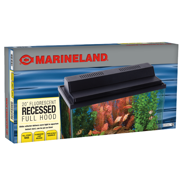 75205 Marineland 20 in Fluorescent Recessed Full Hood Front