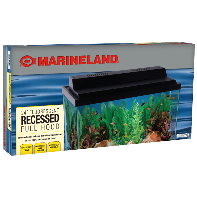 75245 Marineland 24 in Fluorescent Recessed Full Hood Front