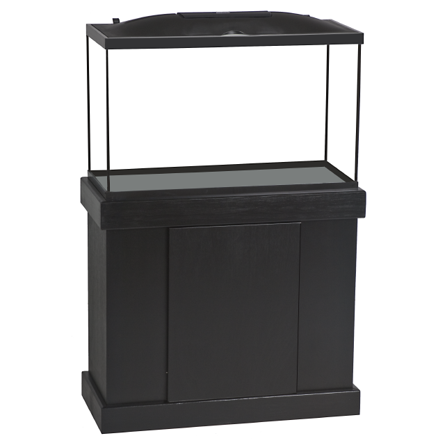 67303 Marineland Majesty 30x12 Black Stand With LED Angle