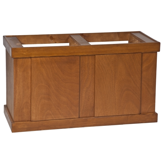 68482 Marineland Majesty 48x18 Red Oak Stand Angle