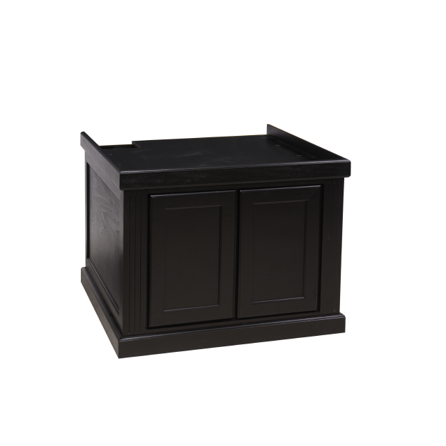 60360 Marineland Monterey 36x36 Black Stand Angle