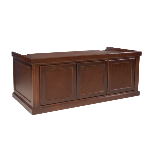 60379 Marineland Monterey 72x36 Red Oak Stand Angle