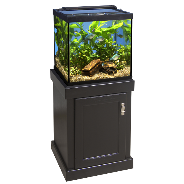 70824 Marineland Newport 20x18 Black Stand Angle