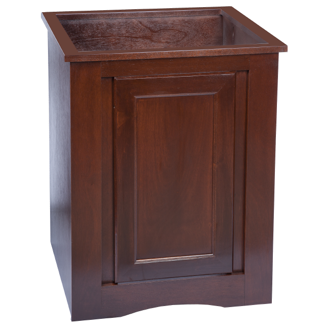 70504 Marineland Ventura Stand 24x24 Red Oak Angle